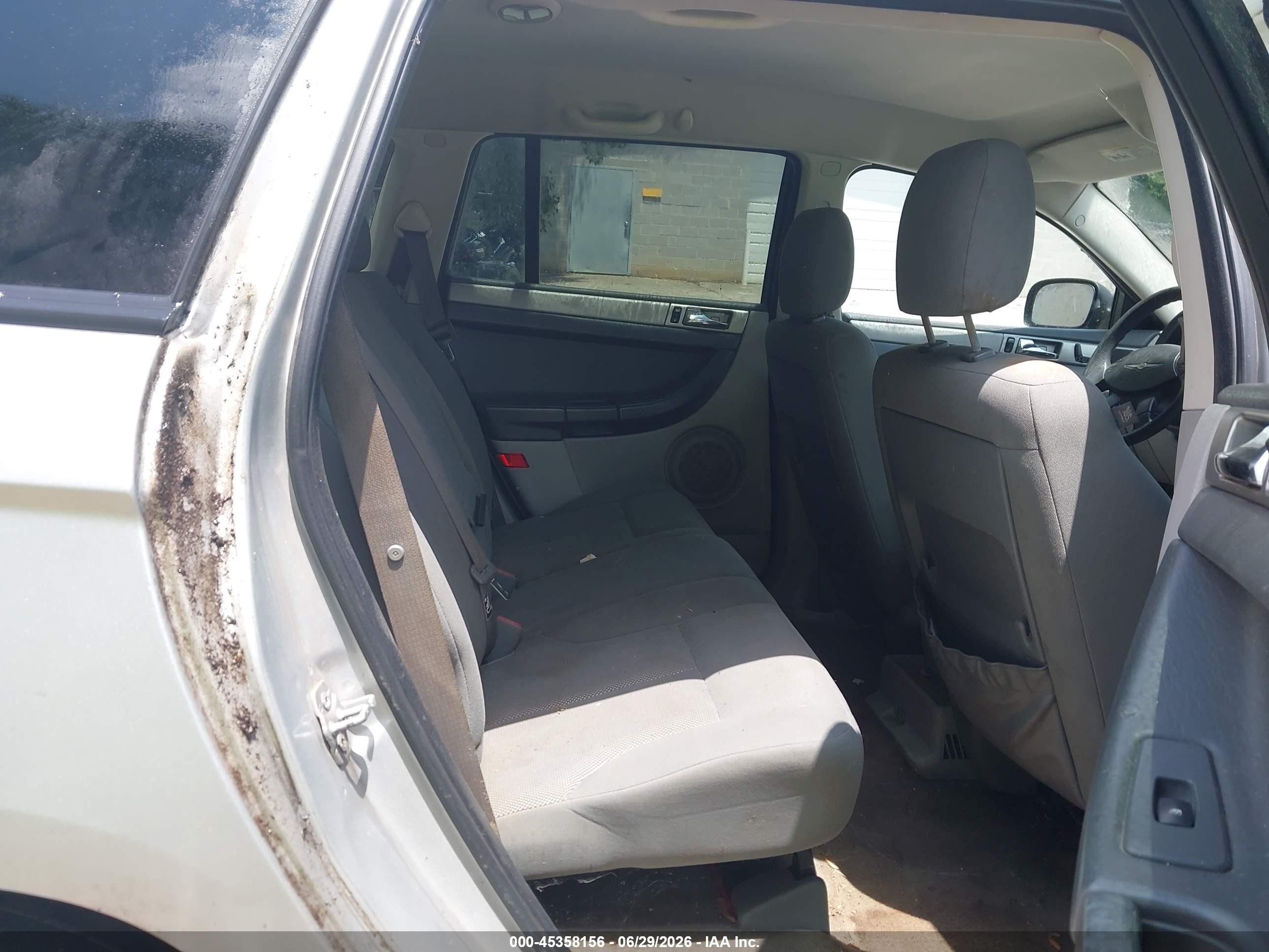2008 Chrysler Pacifica Lx Silver vin: 2A8GM48L08R608474