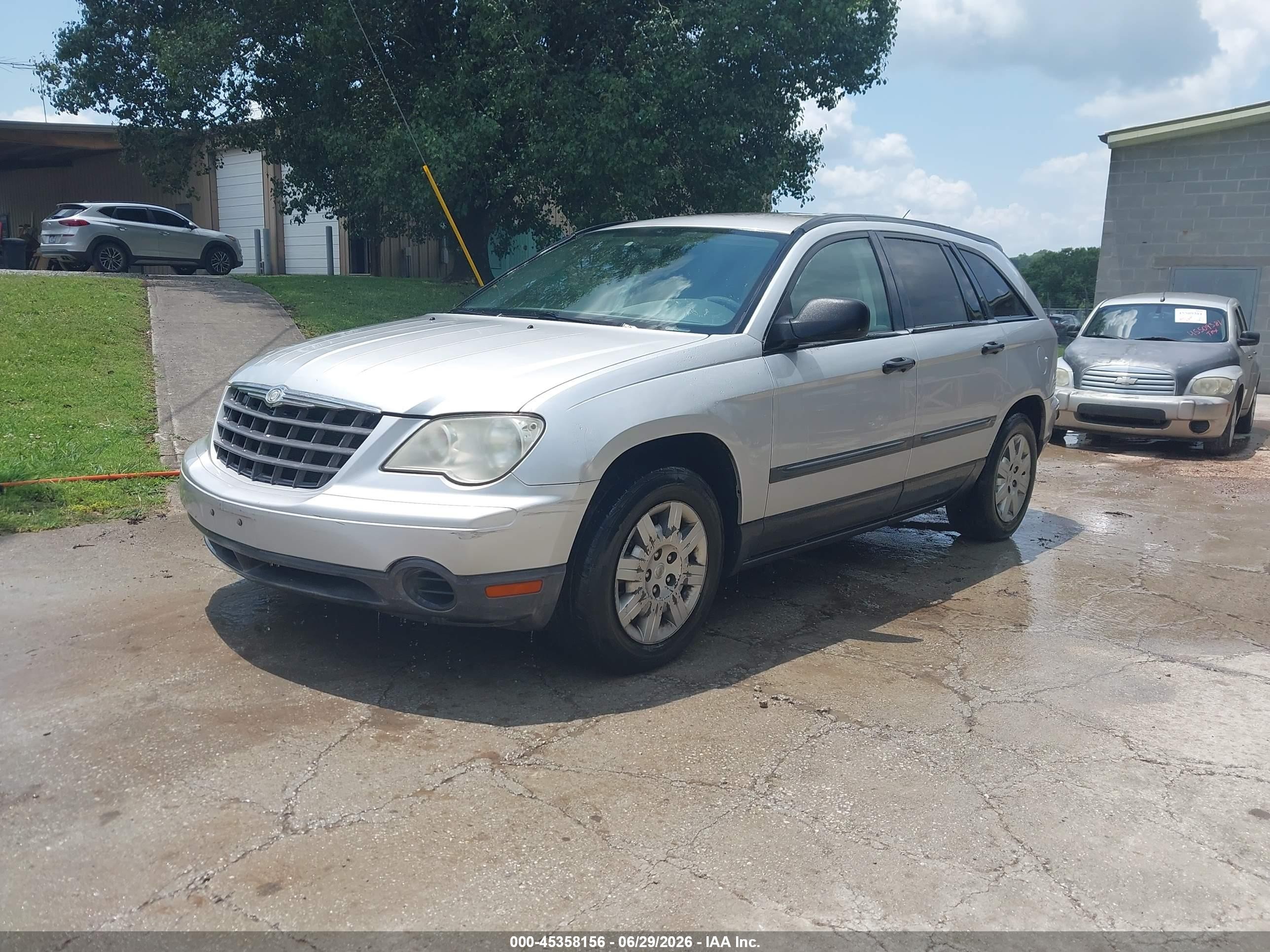 2008 Chrysler Pacifica Lx Silver vin: 2A8GM48L08R608474