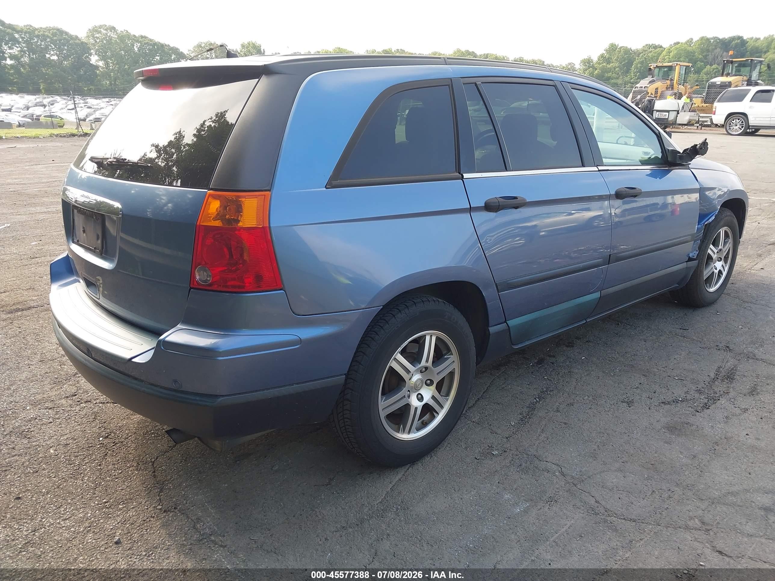 2007 Chrysler Pacifica   Blue vin: 2A8GM48L67R263160