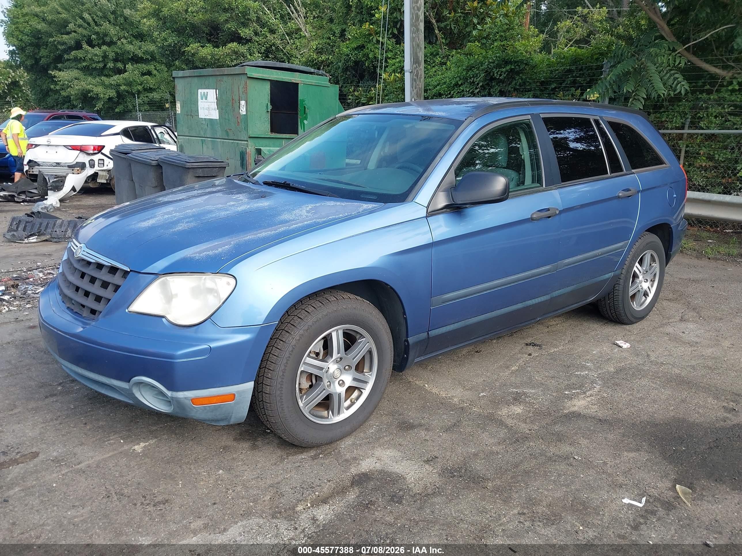 2007 Chrysler Pacifica   Blue vin: 2A8GM48L67R263160