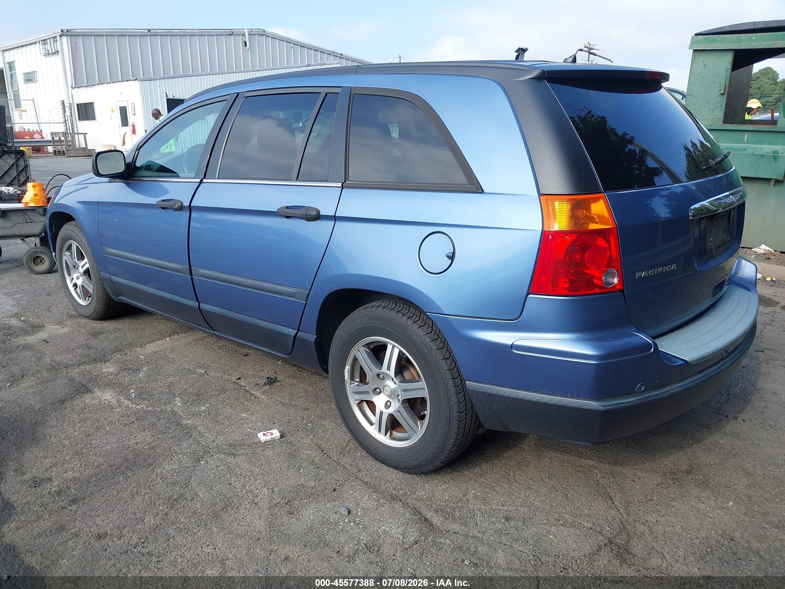 2007 Chrysler Pacifica   Blue vin: 2A8GM48L67R263160