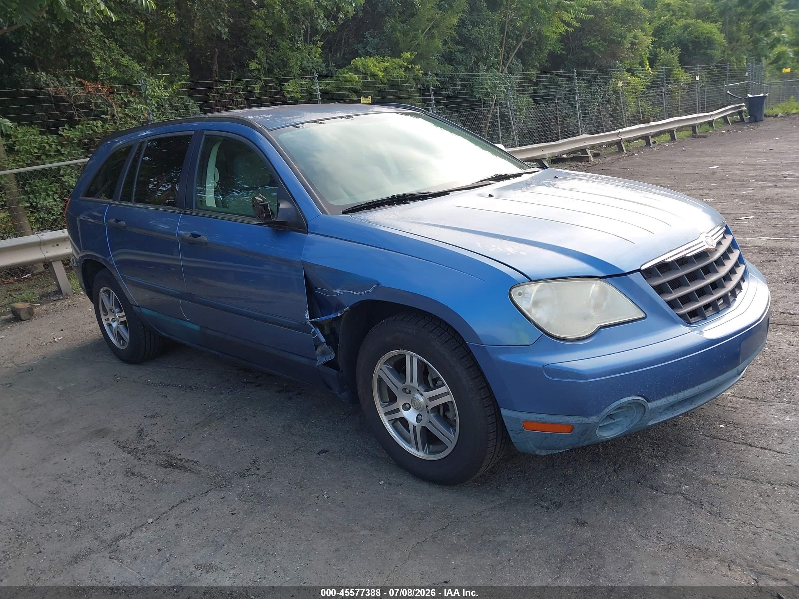 2007 Chrysler Pacifica   Blue vin: 2A8GM48L67R263160