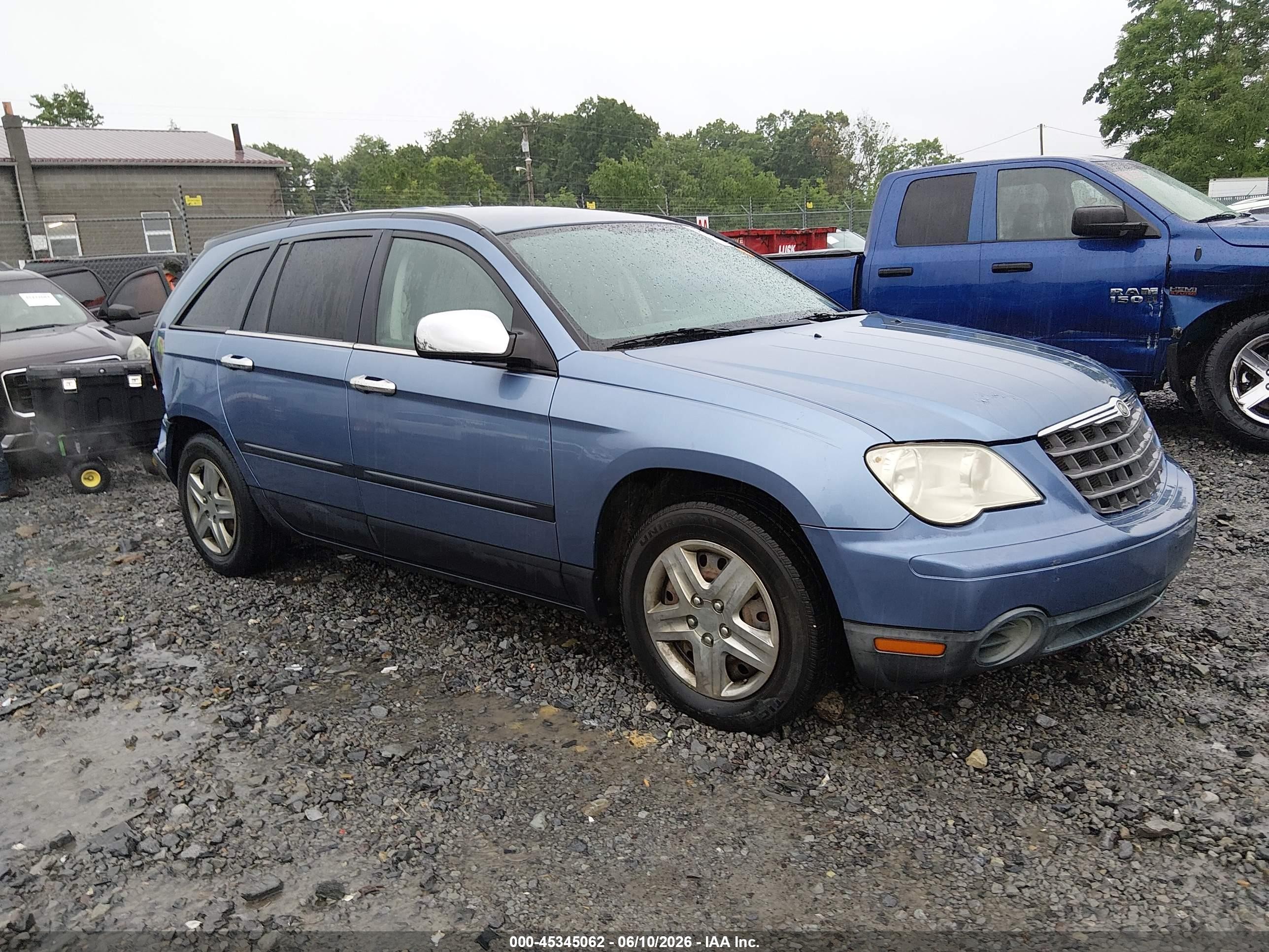 2007 Chrysler Pacifica   Blue vin: 2A8GM48L77R256556