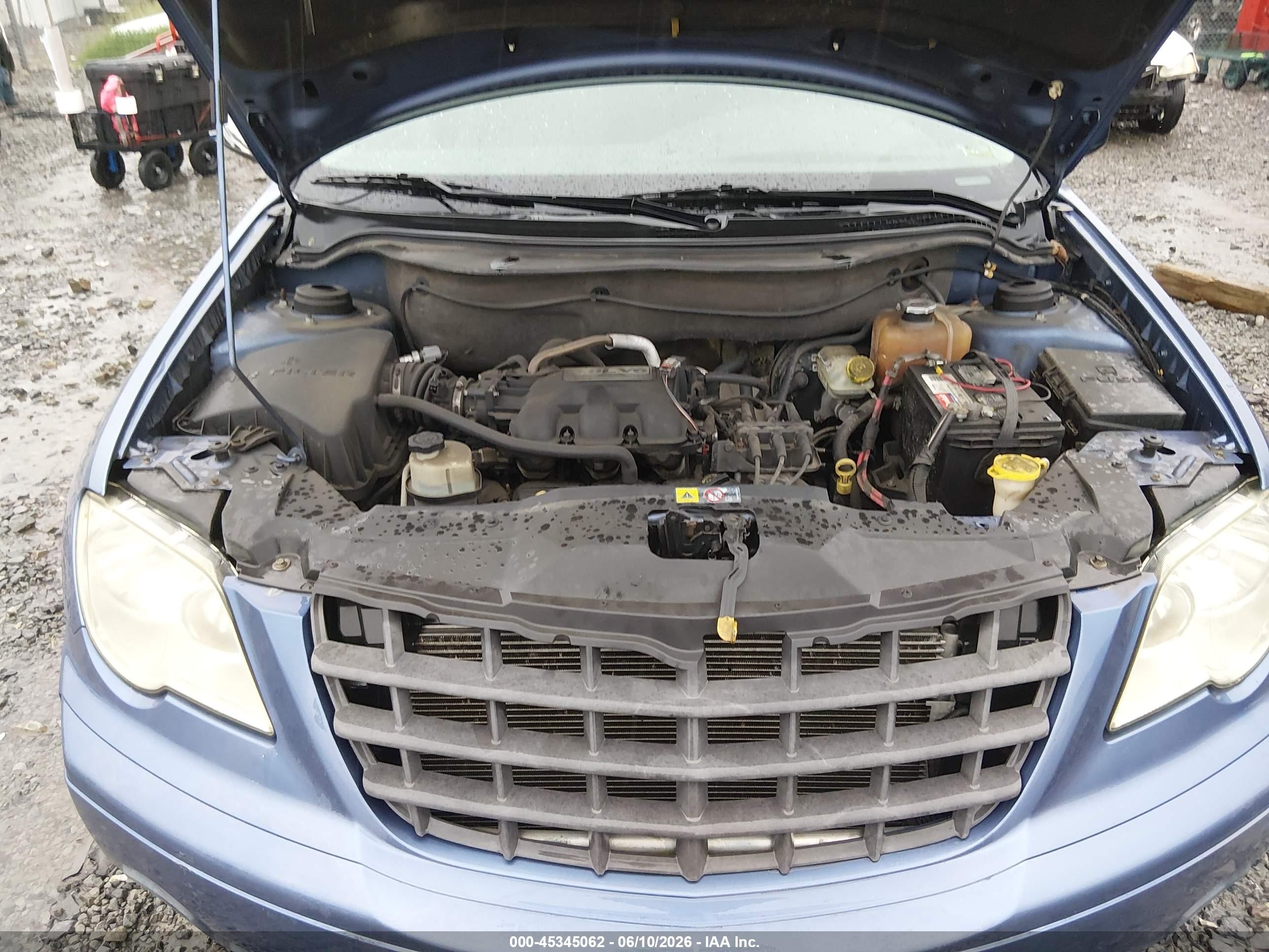 2007 Chrysler Pacifica   Blue vin: 2A8GM48L77R256556
