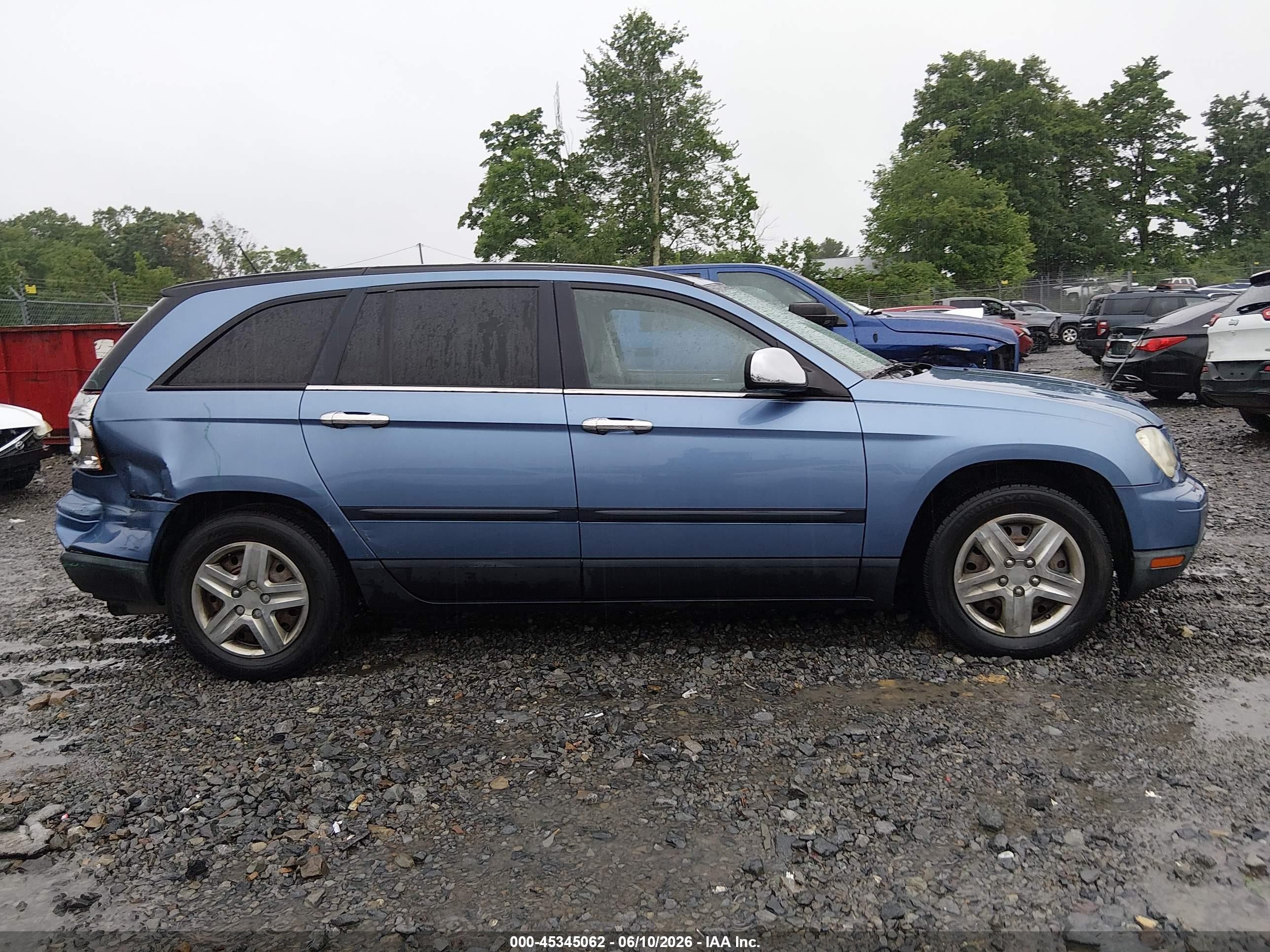 2007 Chrysler Pacifica   Blue vin: 2A8GM48L77R256556