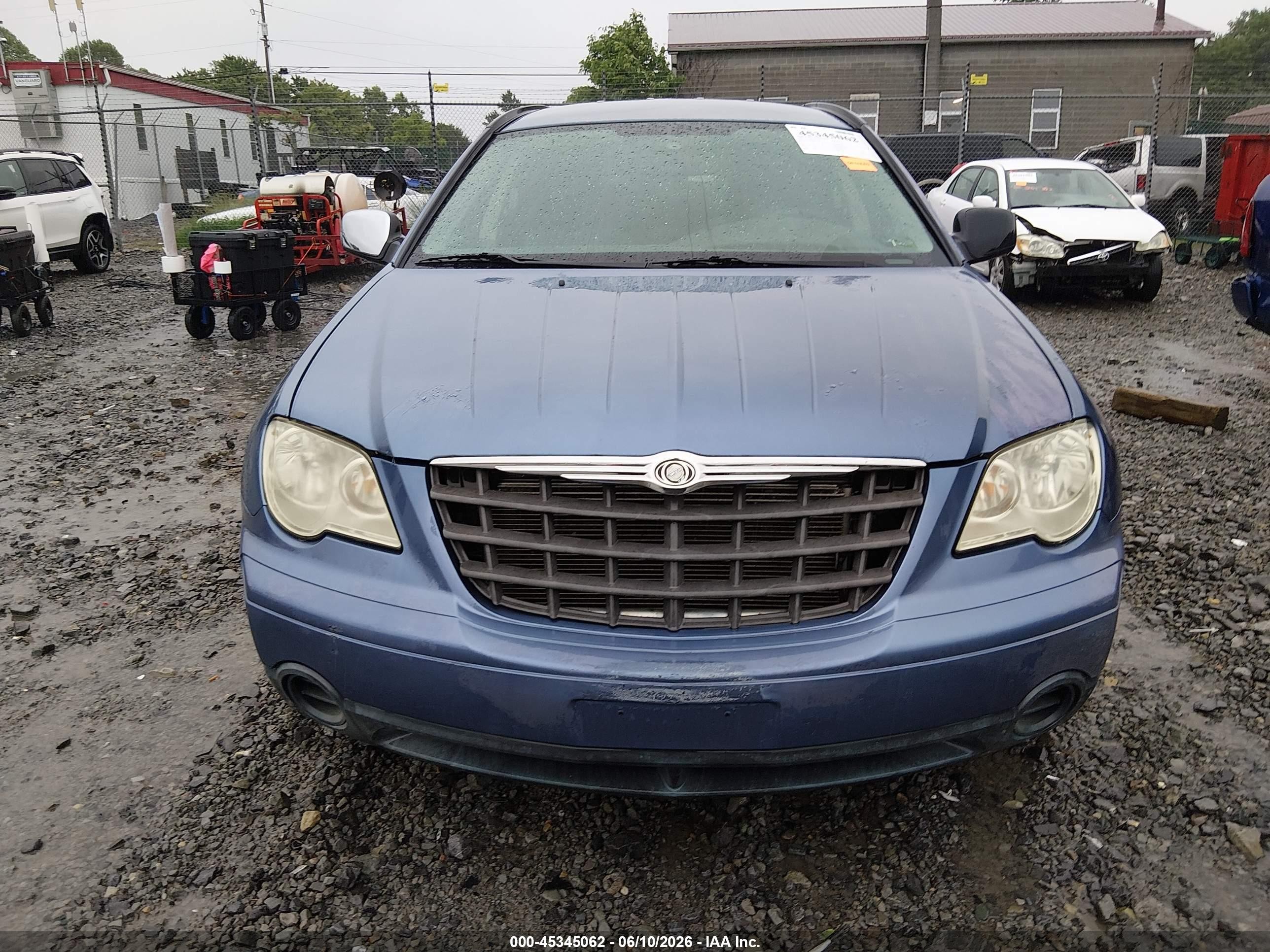 2007 Chrysler Pacifica   Blue vin: 2A8GM48L77R256556