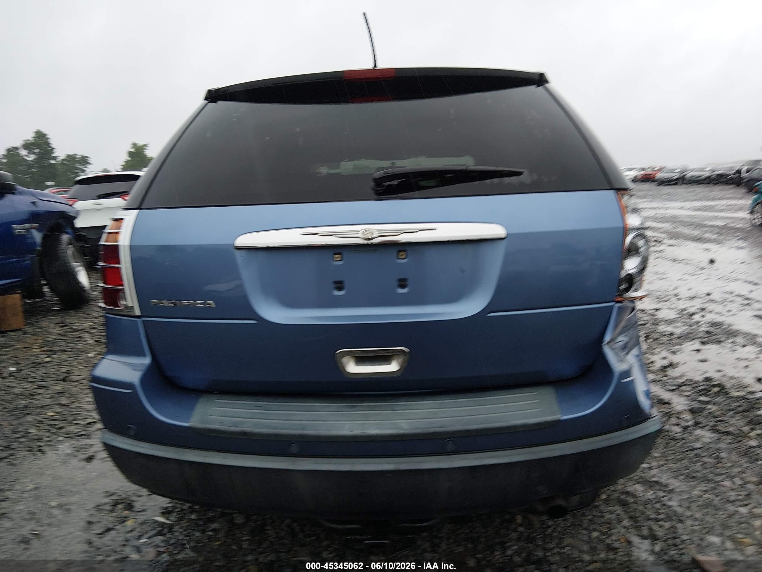 2007 Chrysler Pacifica   Blue vin: 2A8GM48L77R256556