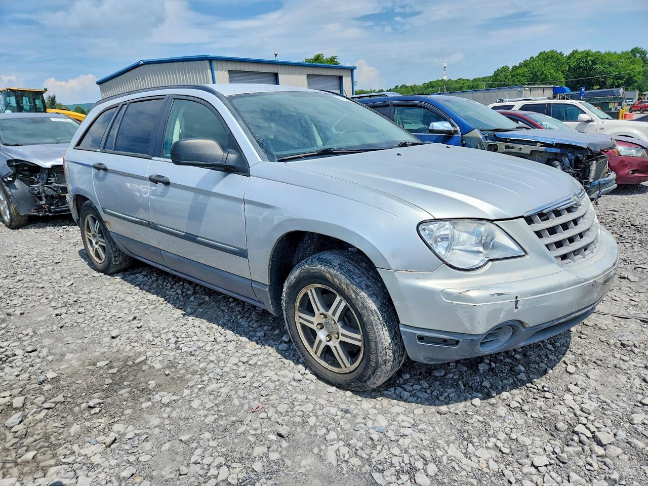 2008 Chrysler Pacifica Lx Silver vin: 2A8GM48L98R659553