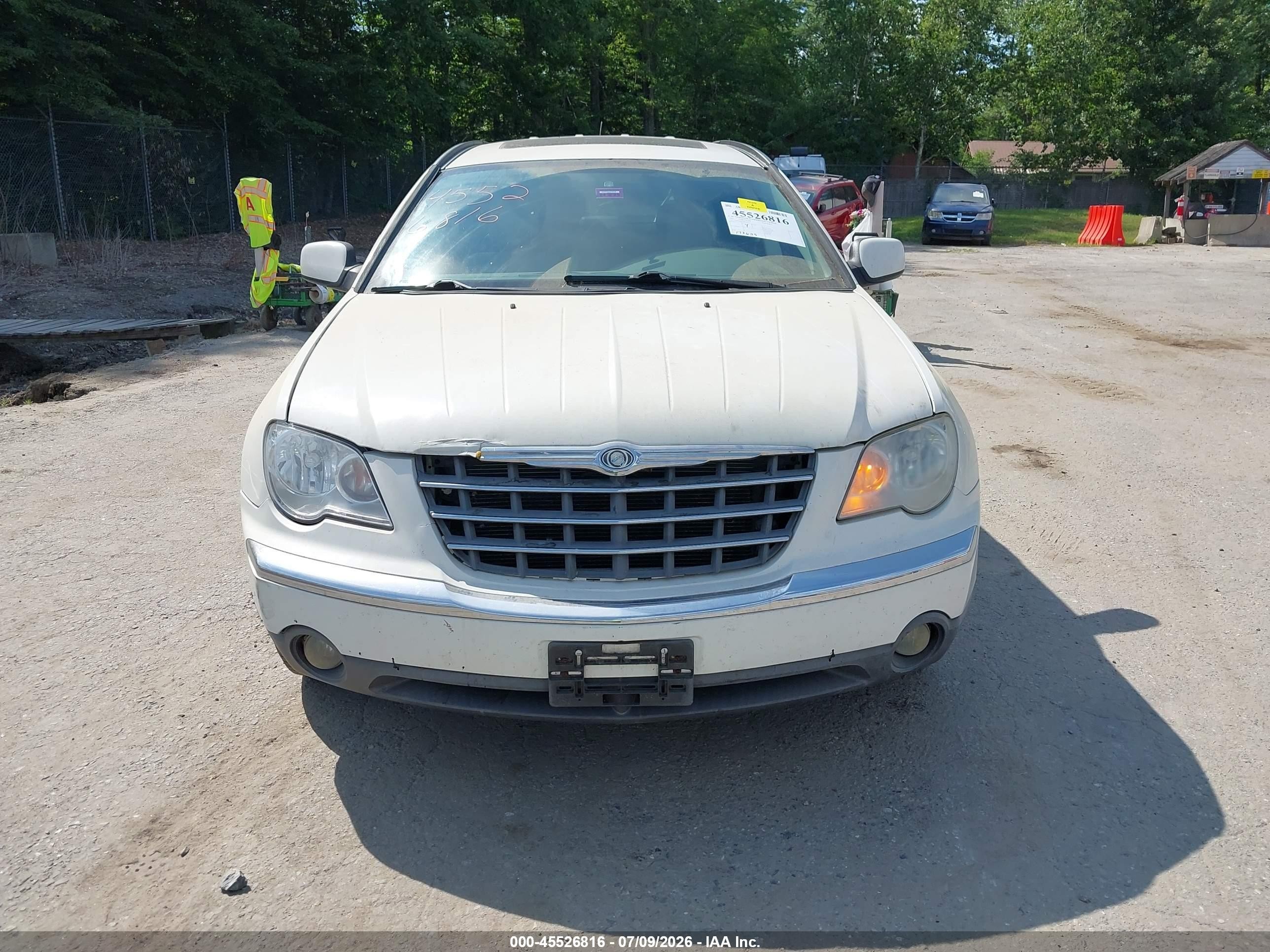 2007 Chrysler Pacifica Touring White vin: 2A8GM68X07R109073