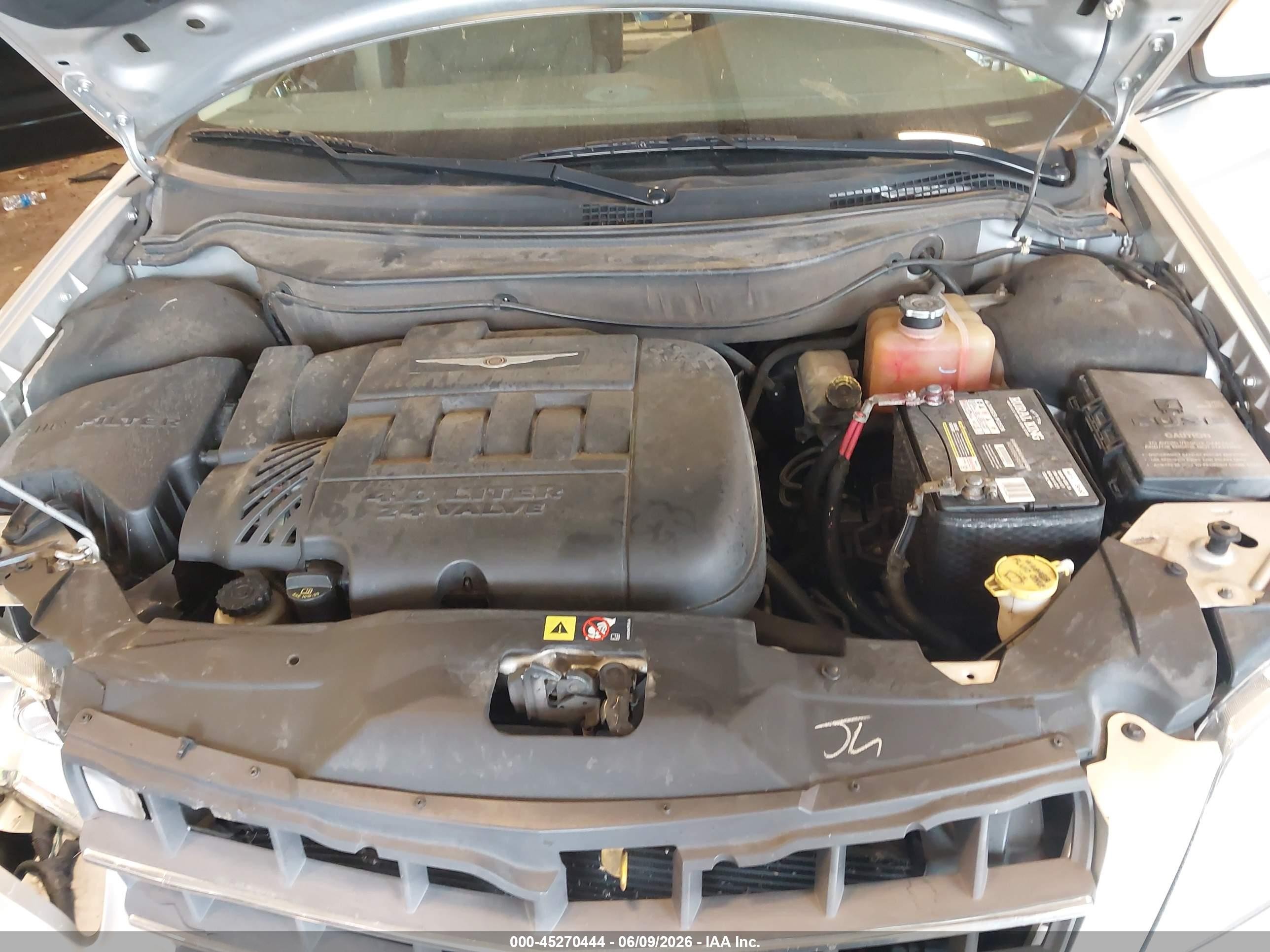 2007 Chrysler Pacifica Touring Silver vin: 2A8GM68X07R161822