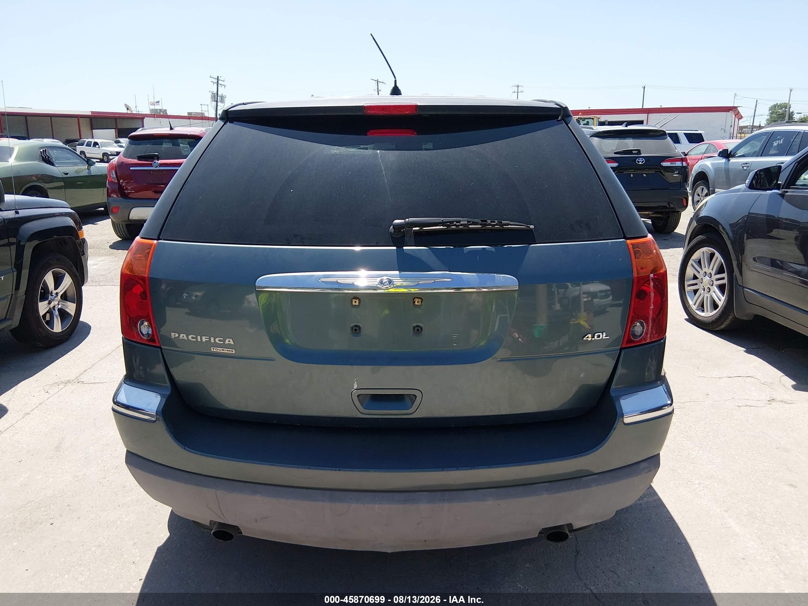 2007 Chrysler Pacifica Touring Green vin: 2A8GM68X07R337431
