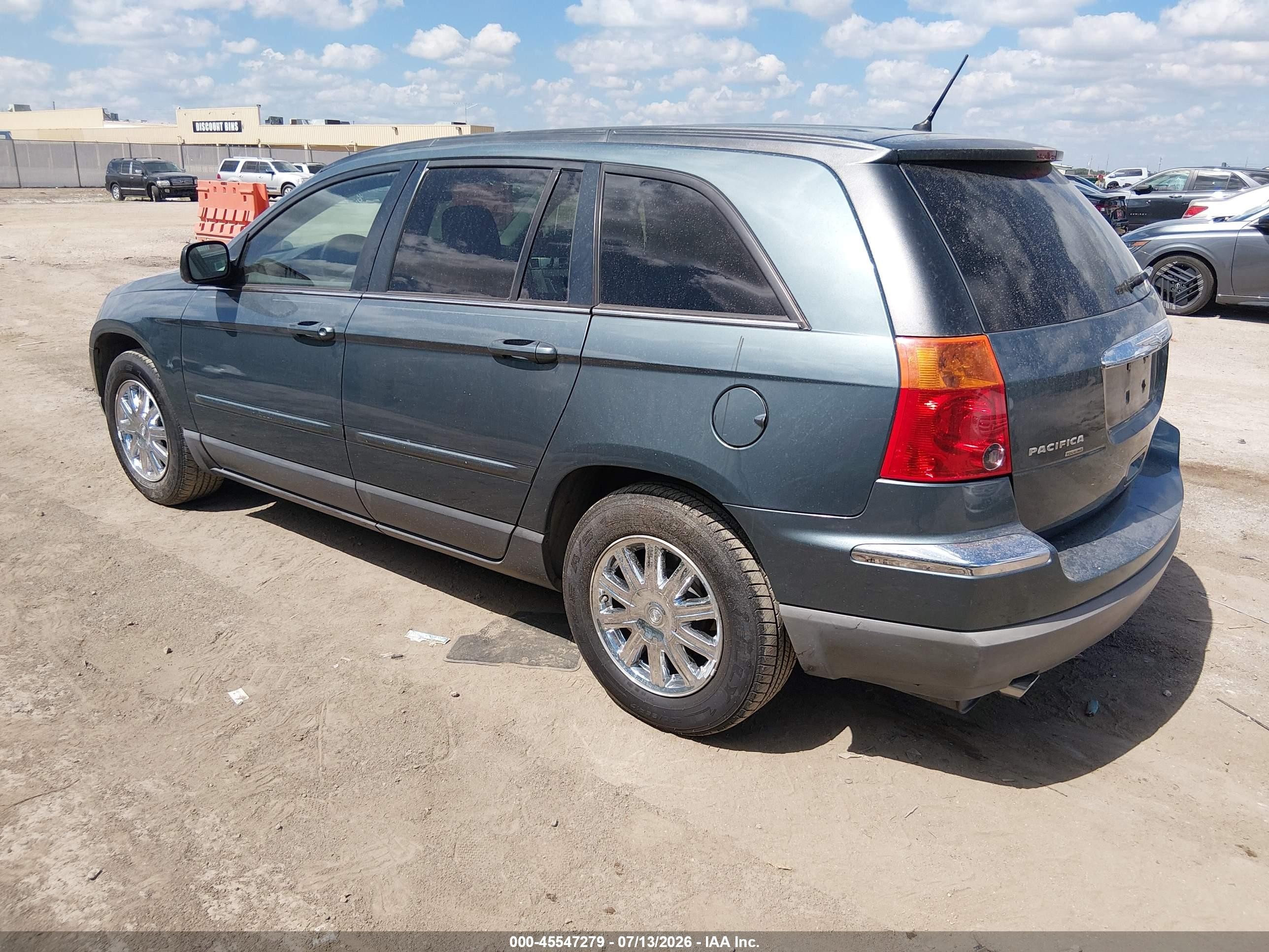 2007 Chrysler Pacifica Touring Gray vin: 2A8GM68X27R366316
