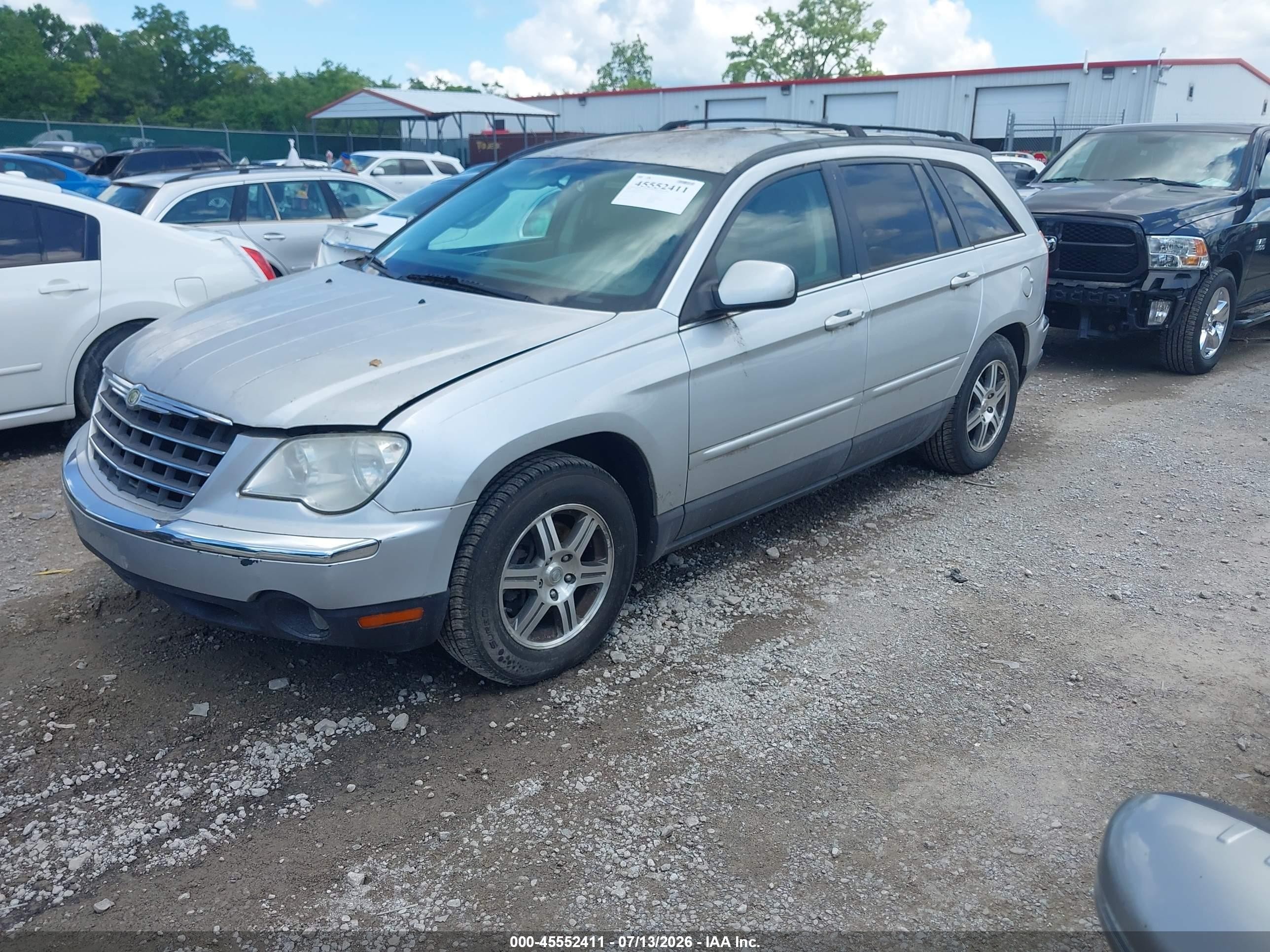 2007 Chrysler Pacifica Touring Серебряный vin: 2A8GM68X57R337845