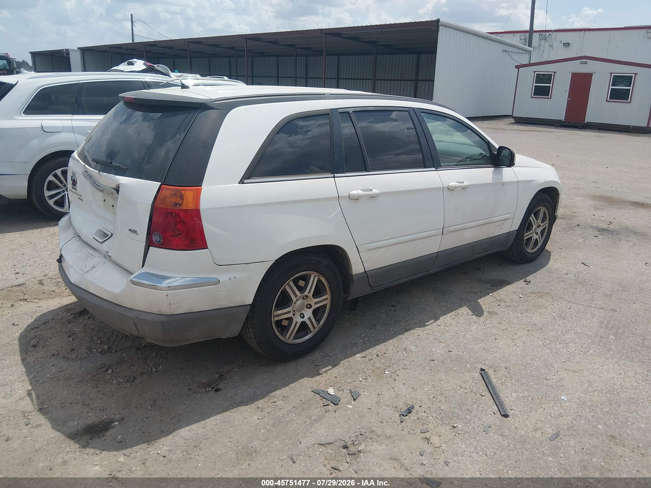 2007 Chrysler Pacifica Touring White vin: 2A8GM68X87R116191
