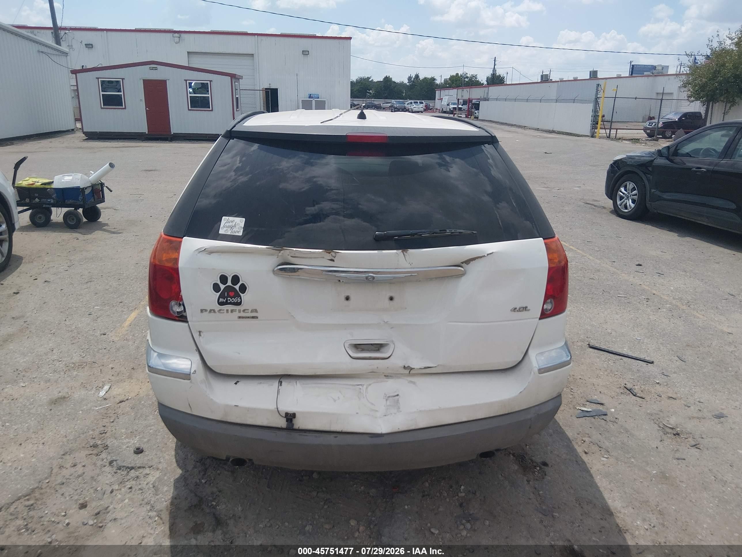2007 Chrysler Pacifica Touring White vin: 2A8GM68X87R116191