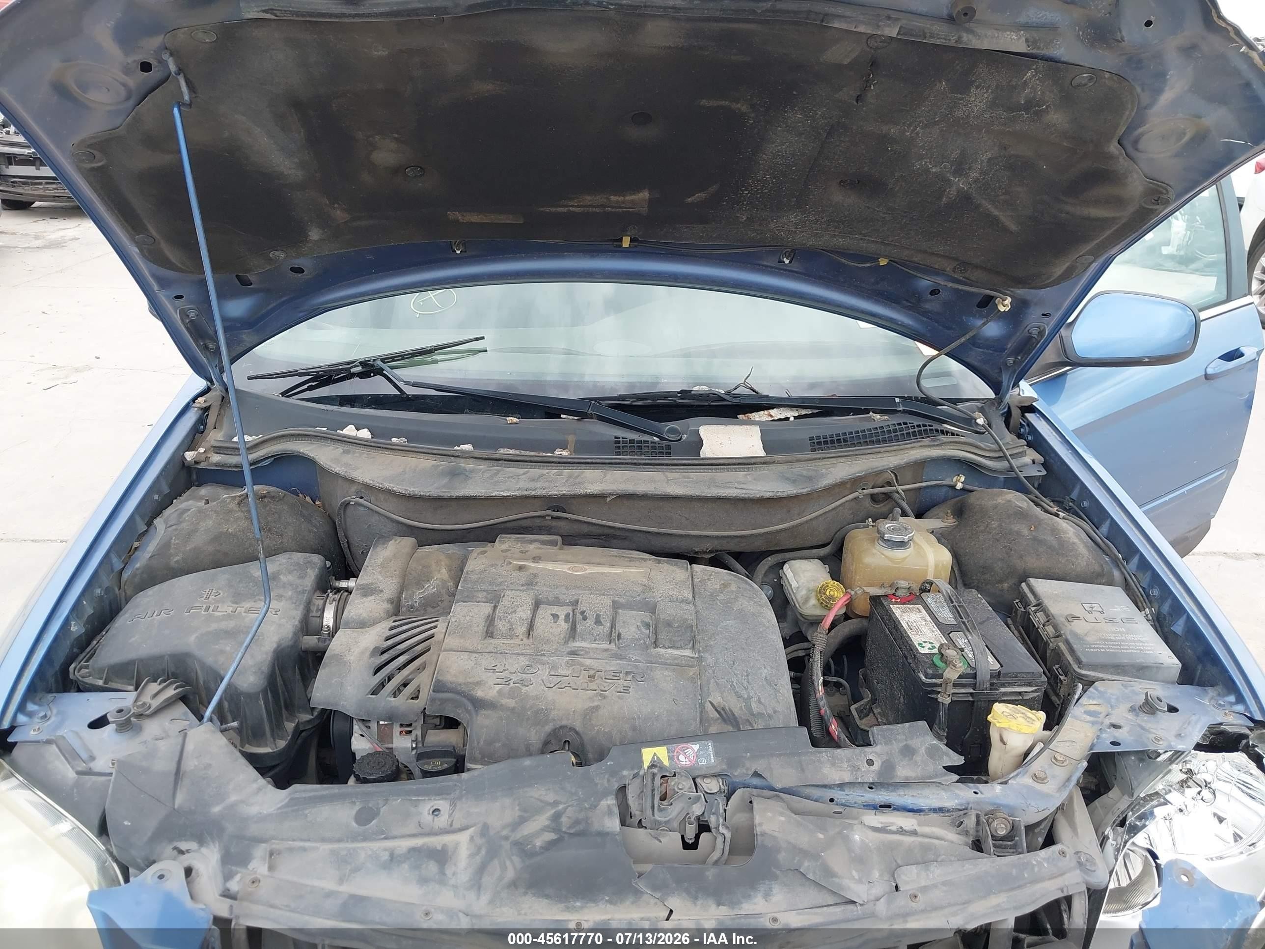 2007 Chrysler Pacifica Touring Blue vin: 2A8GM68X87R162202