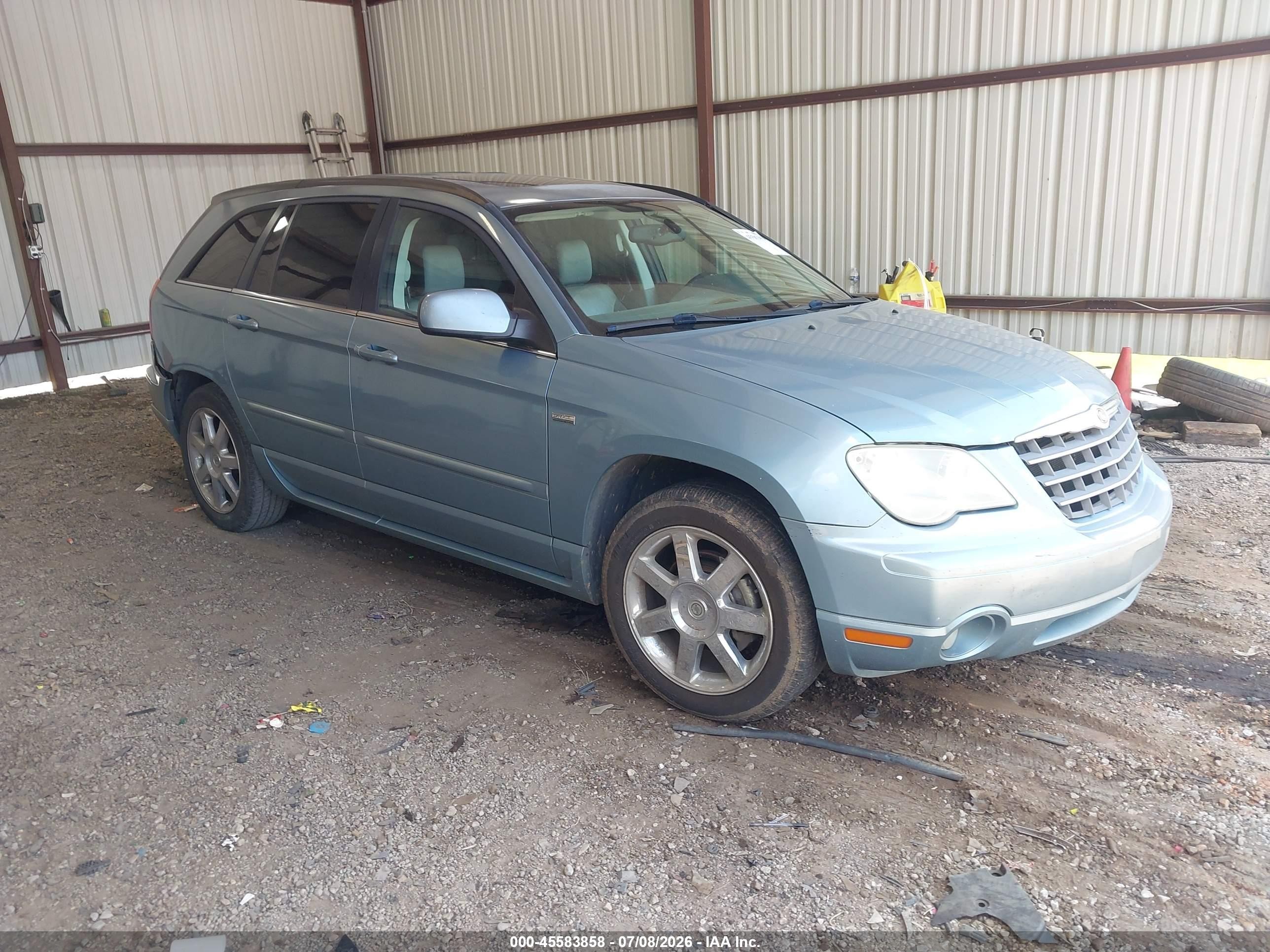 2008 Chrysler Pacifica Touring Light Blue vin: 2A8GM68X98R634604