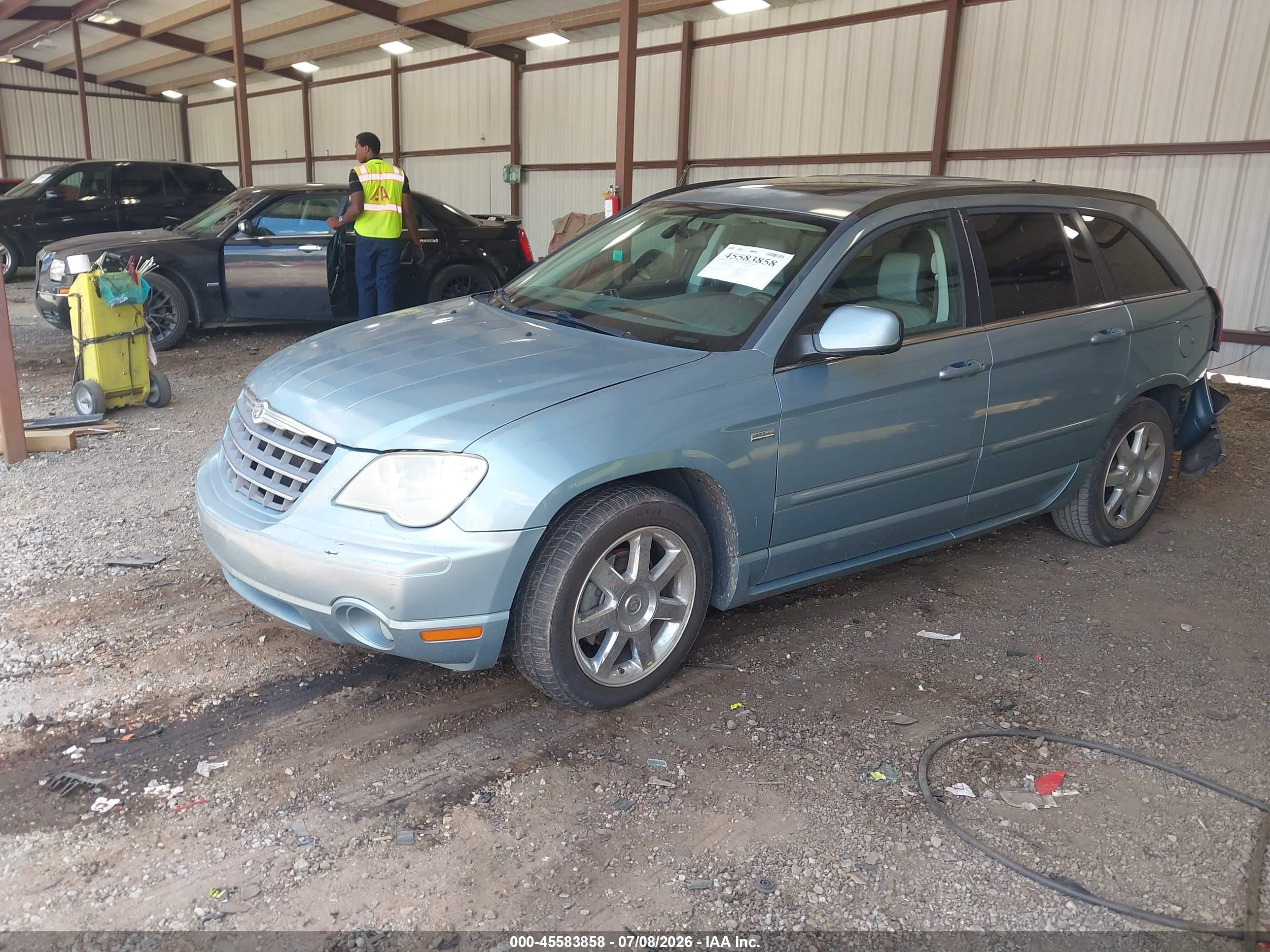 2008 Chrysler Pacifica Touring Light Blue vin: 2A8GM68X98R634604