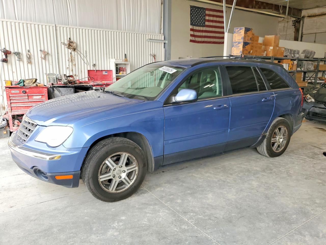 2007 Chrysler Pacifica Touring Blue vin: 2A8GM68XX7R164520