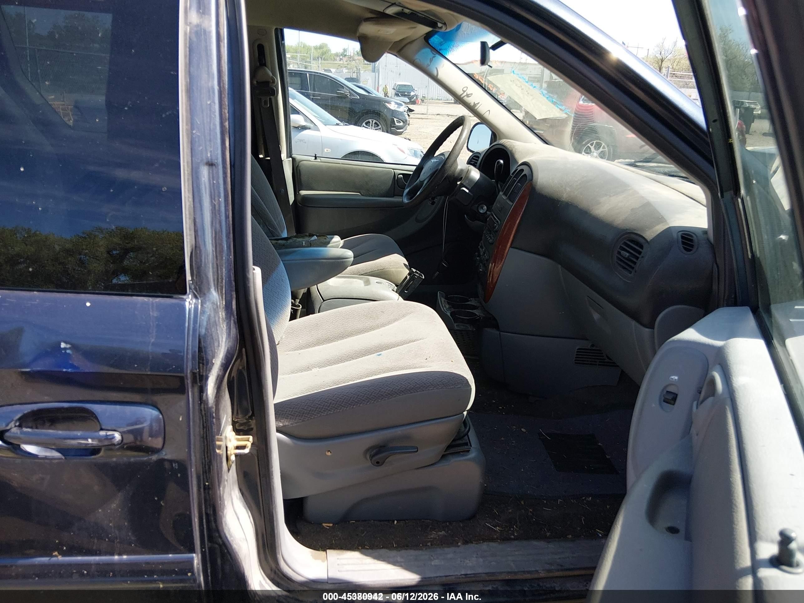 2007 Chrysler Town & Country Lx Blue vin: 2A8GP44R17R122529