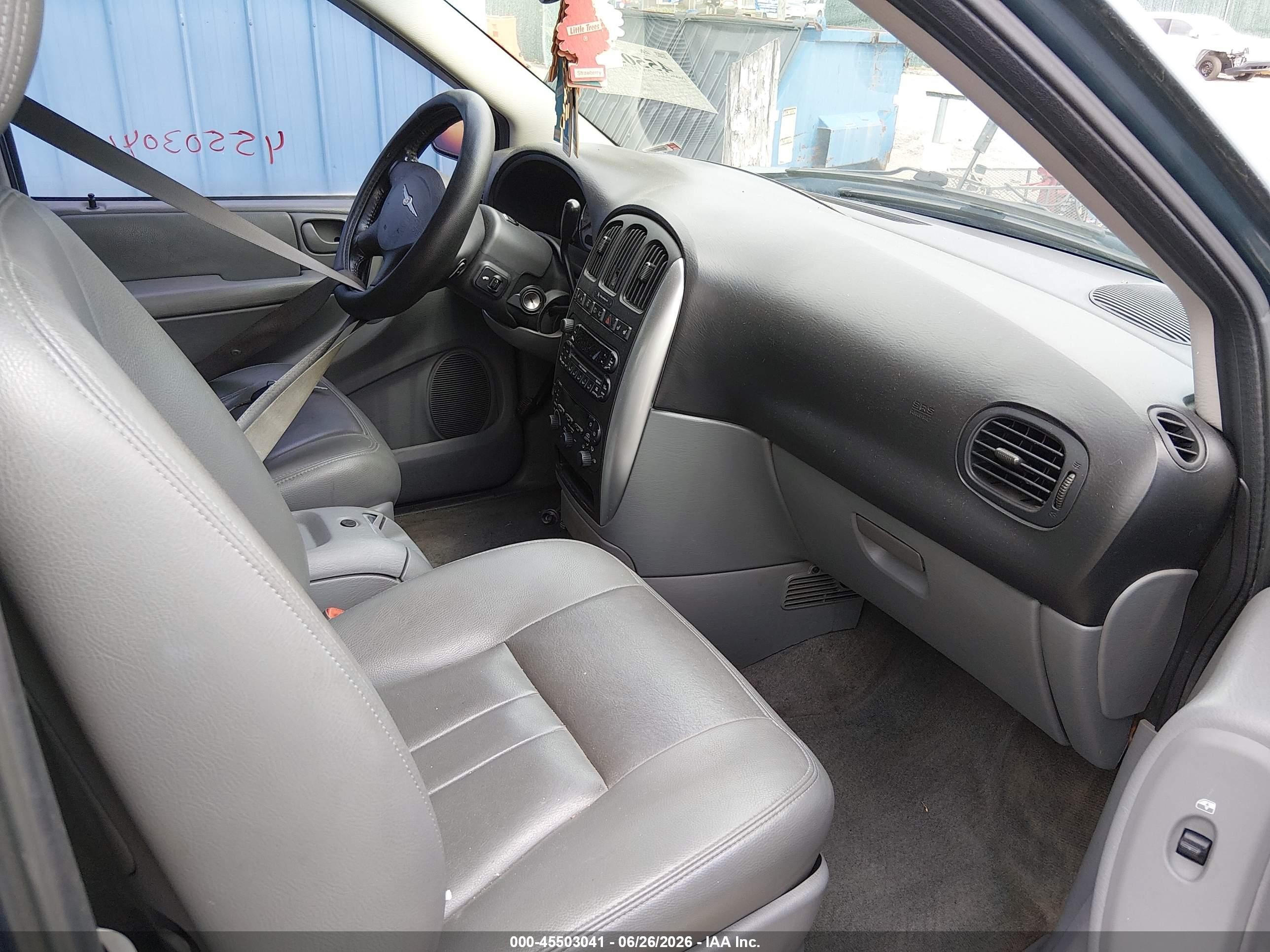 2007 Chrysler Town & Country Touring Blue vin: 2A8GP54L17R293914