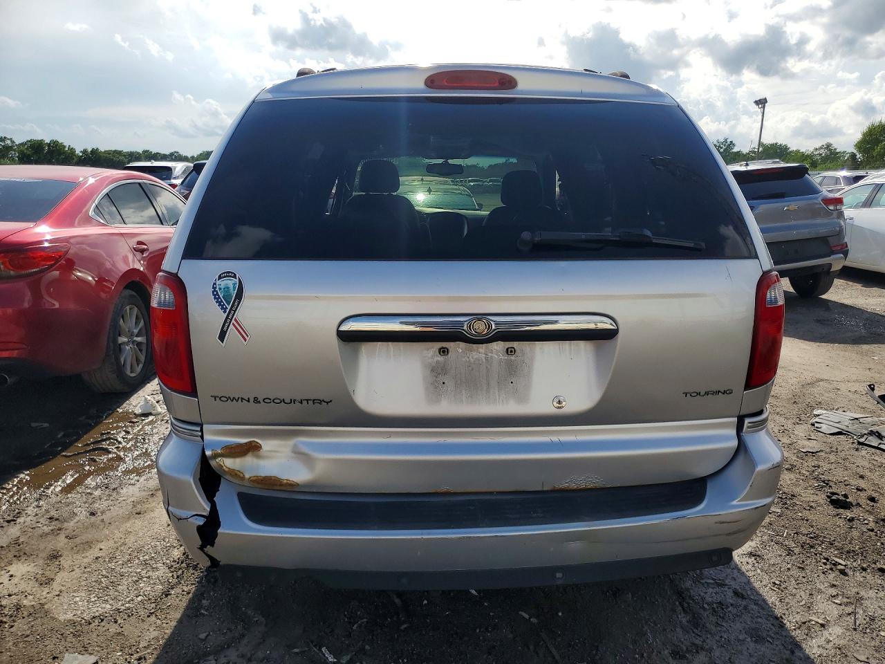 2007 Chrysler Town & Country Touring Серебряный vin: 2A8GP54L37R217286