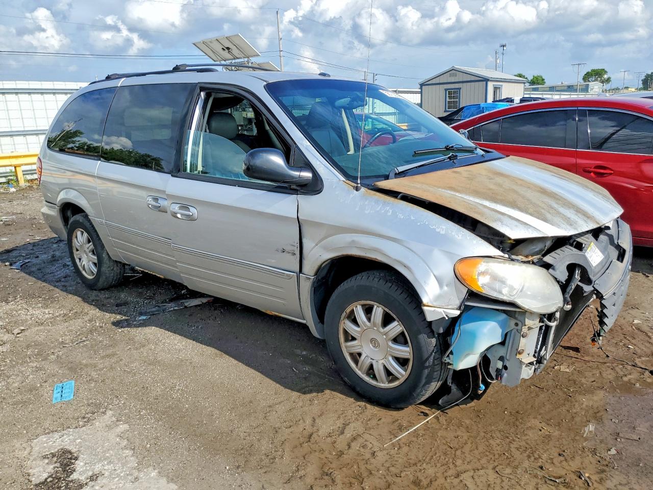 2007 Chrysler Town & Country Touring Серебряный vin: 2A8GP54L37R217286
