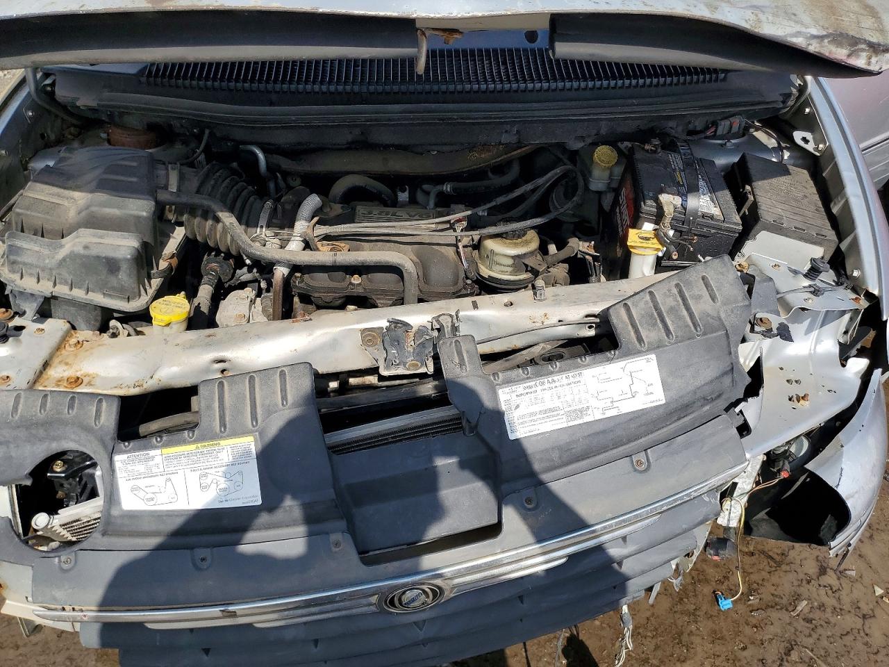 2007 Chrysler Town & Country Touring Серебряный vin: 2A8GP54L37R217286