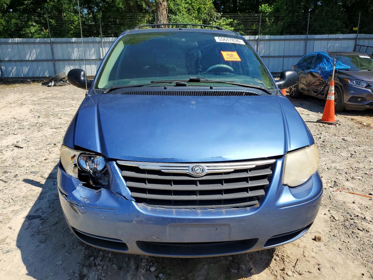 2007 Chrysler Town & Country Touring Blue vin: 2A8GP54L77R161563