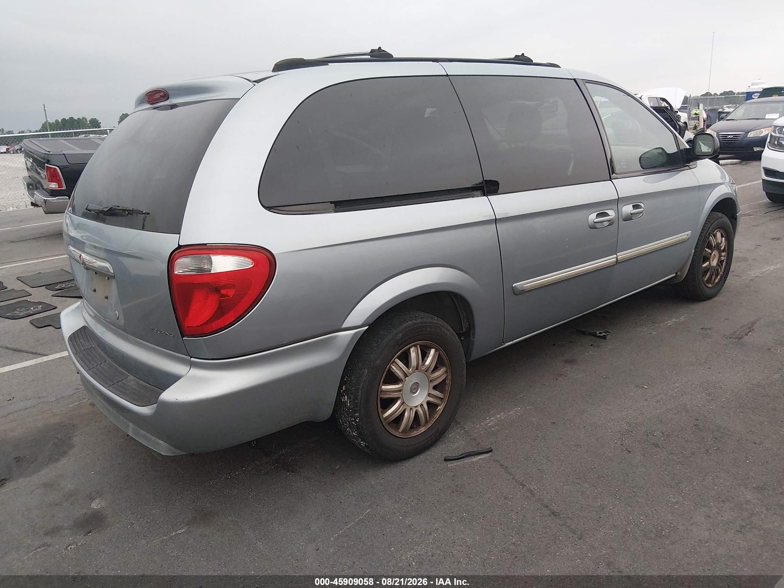 2006 Chrysler Town & Country Touring Light Blue vin: 2A8GP54L86R670544