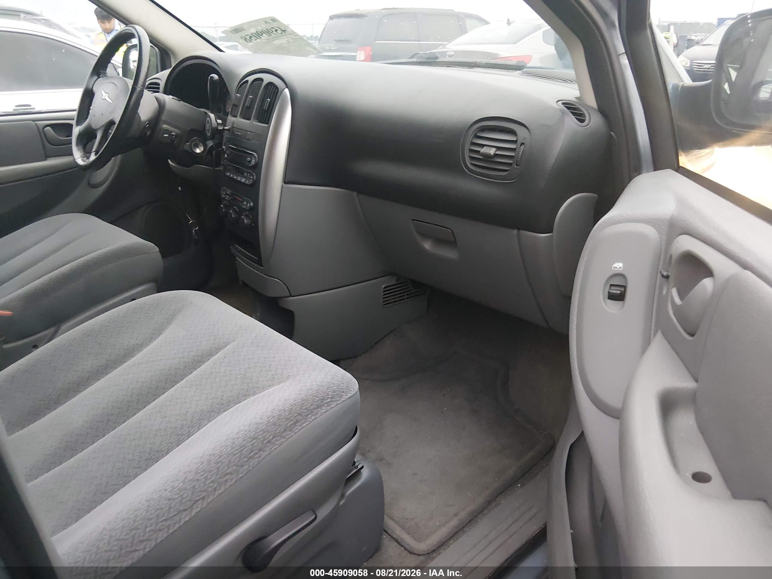 2006 Chrysler Town & Country Touring Light Blue vin: 2A8GP54L86R670544