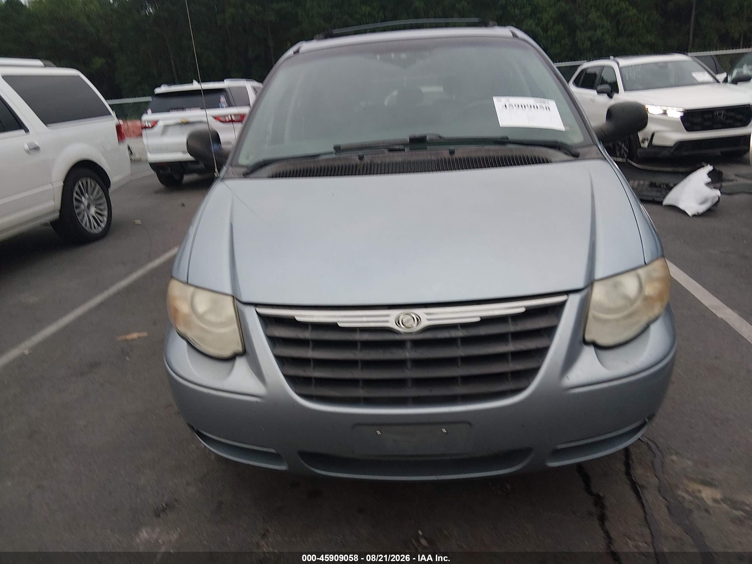 2006 Chrysler Town & Country Touring Light Blue vin: 2A8GP54L86R670544
