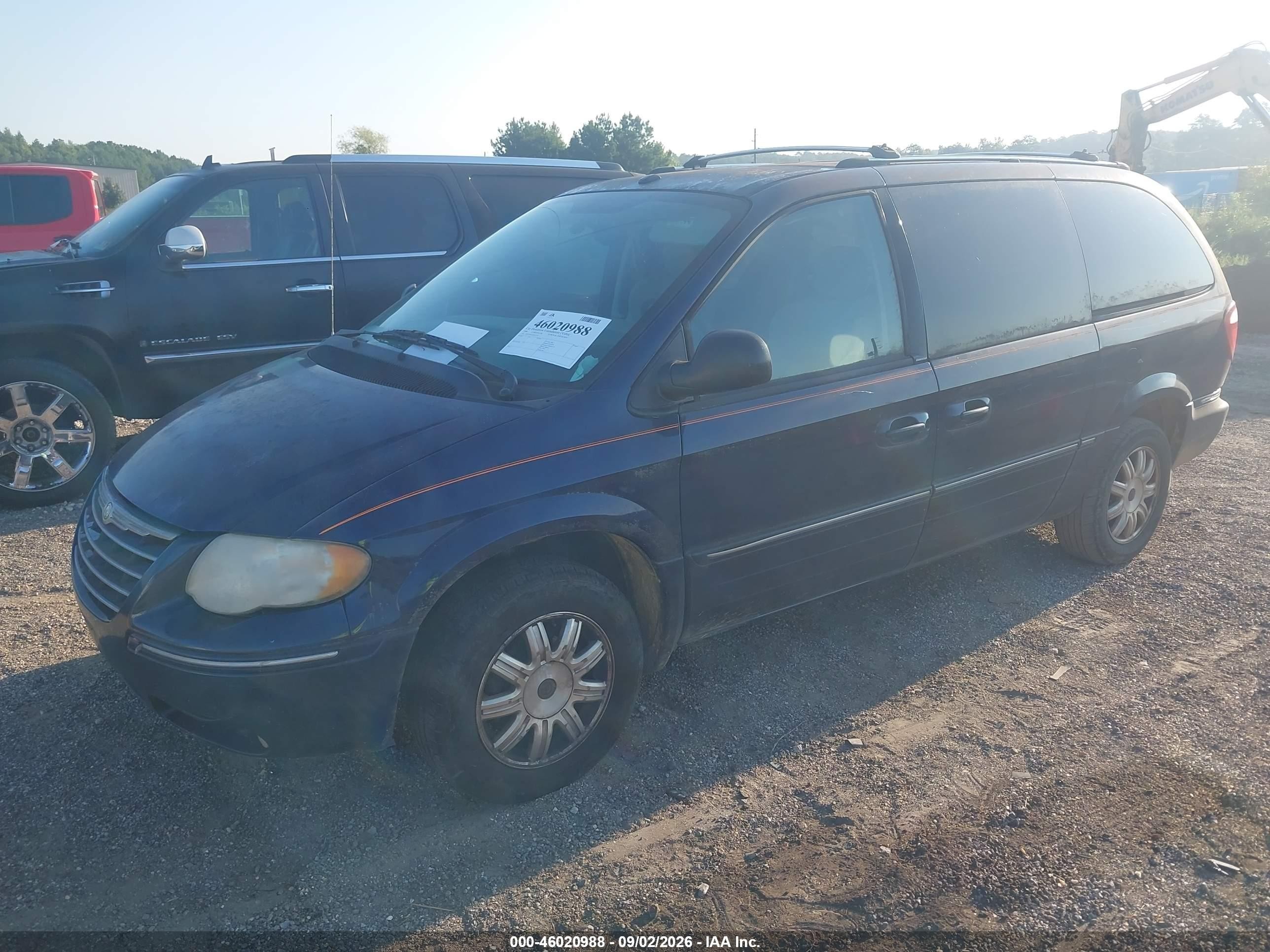 2006 Chrysler Town & Country Limited Blue vin: 2A8GP64L16R610742