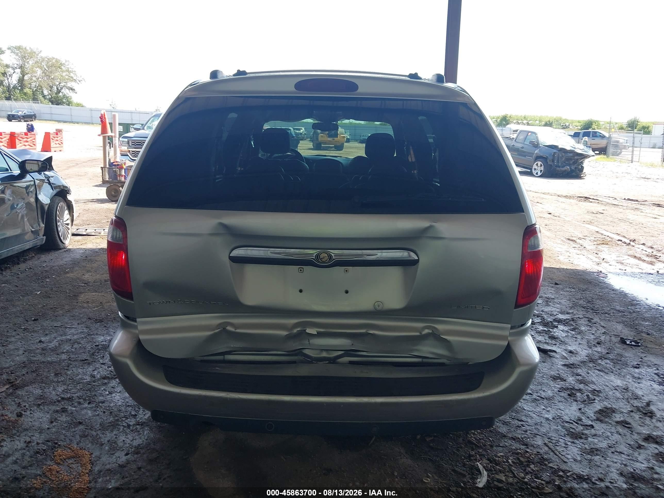 2006 Chrysler Town & Country Limited Silver vin: 2A8GP64L46R684124
