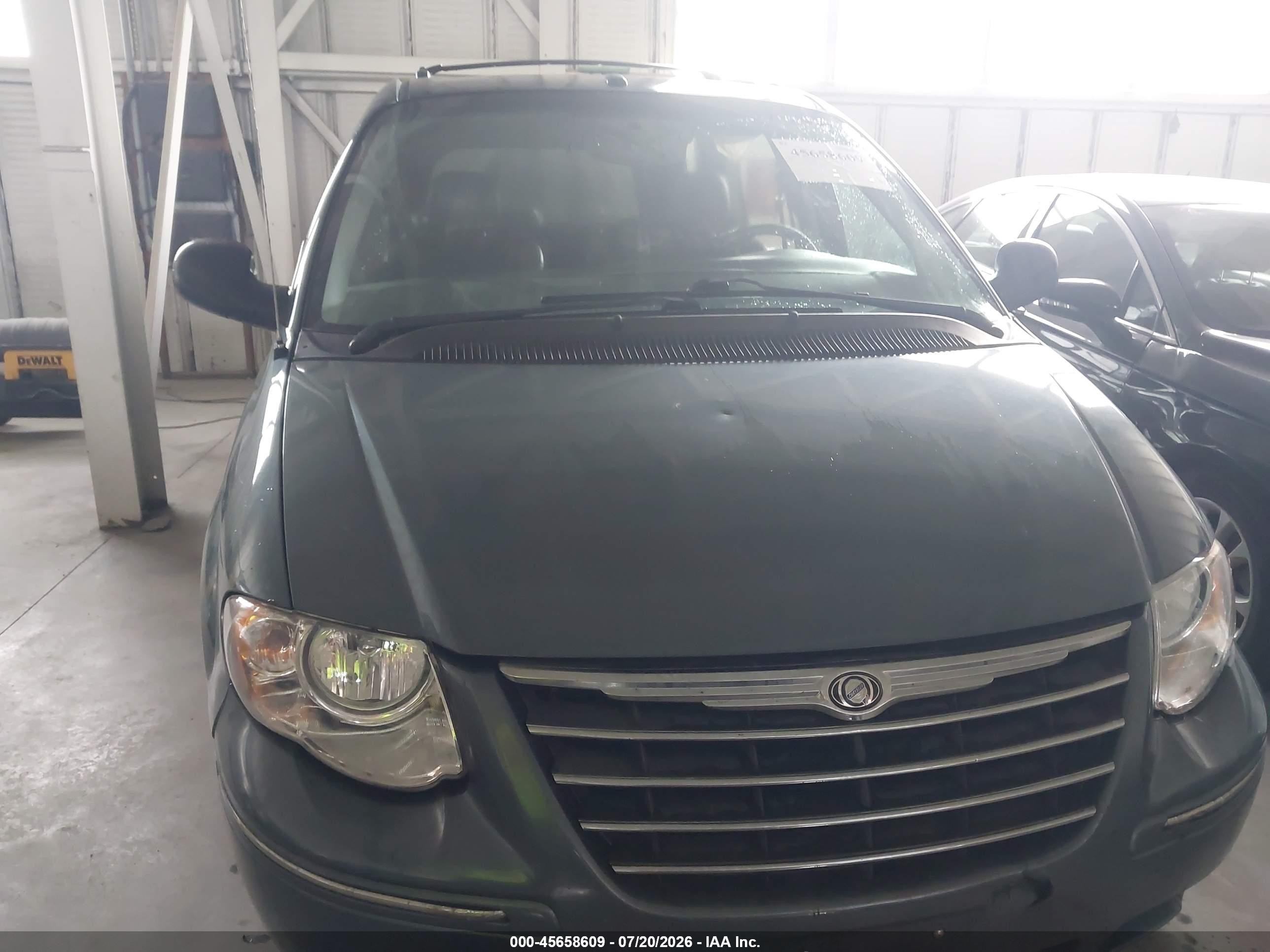 2007 Chrysler Town & Country Limited Синий vin: 2A8GP64L77R304694
