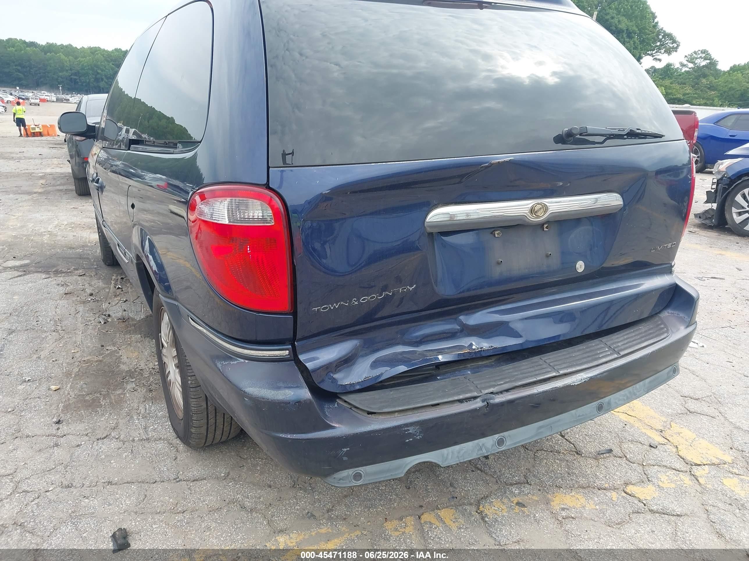 2006 Chrysler Town & Country Limited Blue vin: 2A8GP64L86R690508