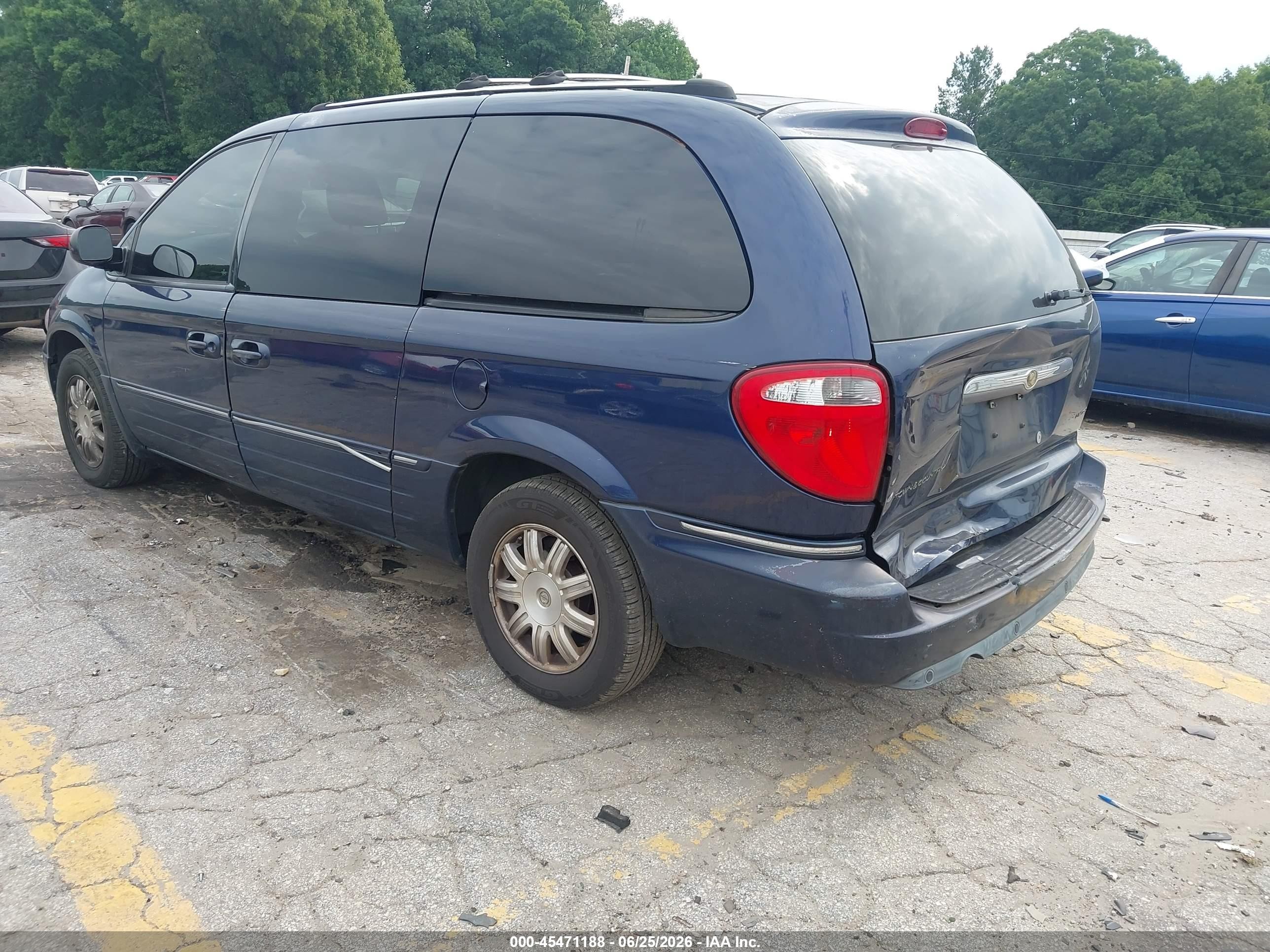 2006 Chrysler Town & Country Limited Blue vin: 2A8GP64L86R690508