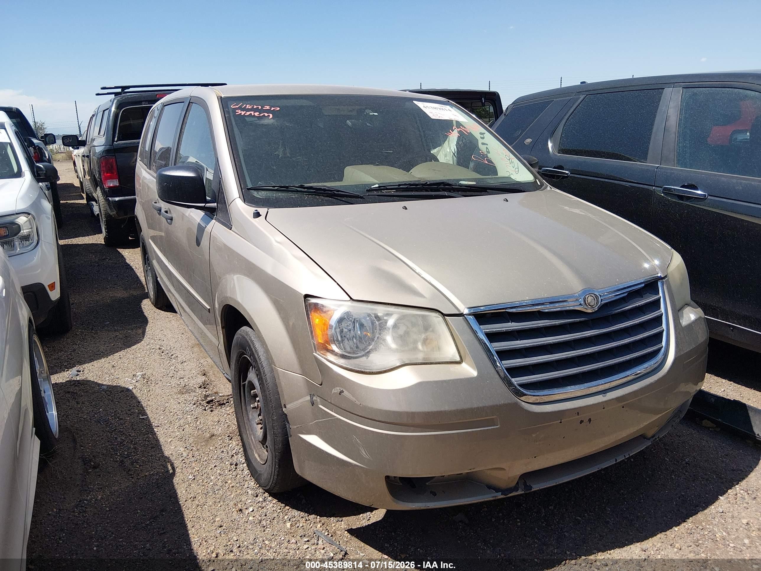2008 Chrysler Town & Country Lx Gold vin: 2A8HR44H18R151617