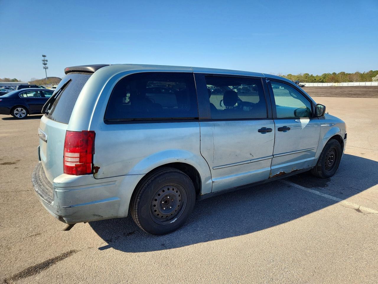 2008 Chrysler Town & Country Lx Blue vin: 2A8HR44H48R128168
