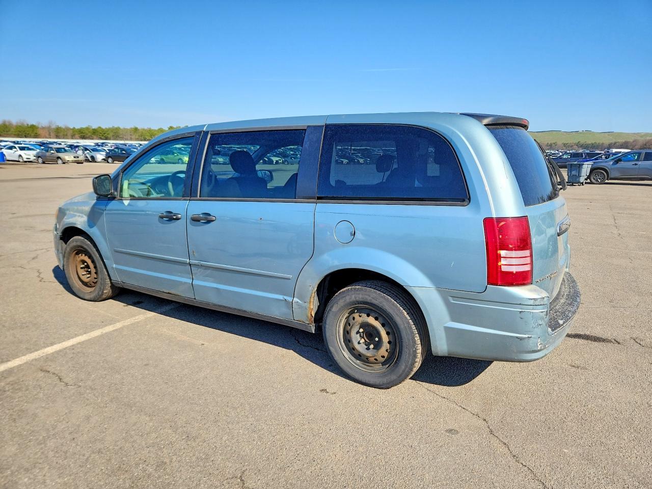 2008 Chrysler Town & Country Lx Blue vin: 2A8HR44H48R128168