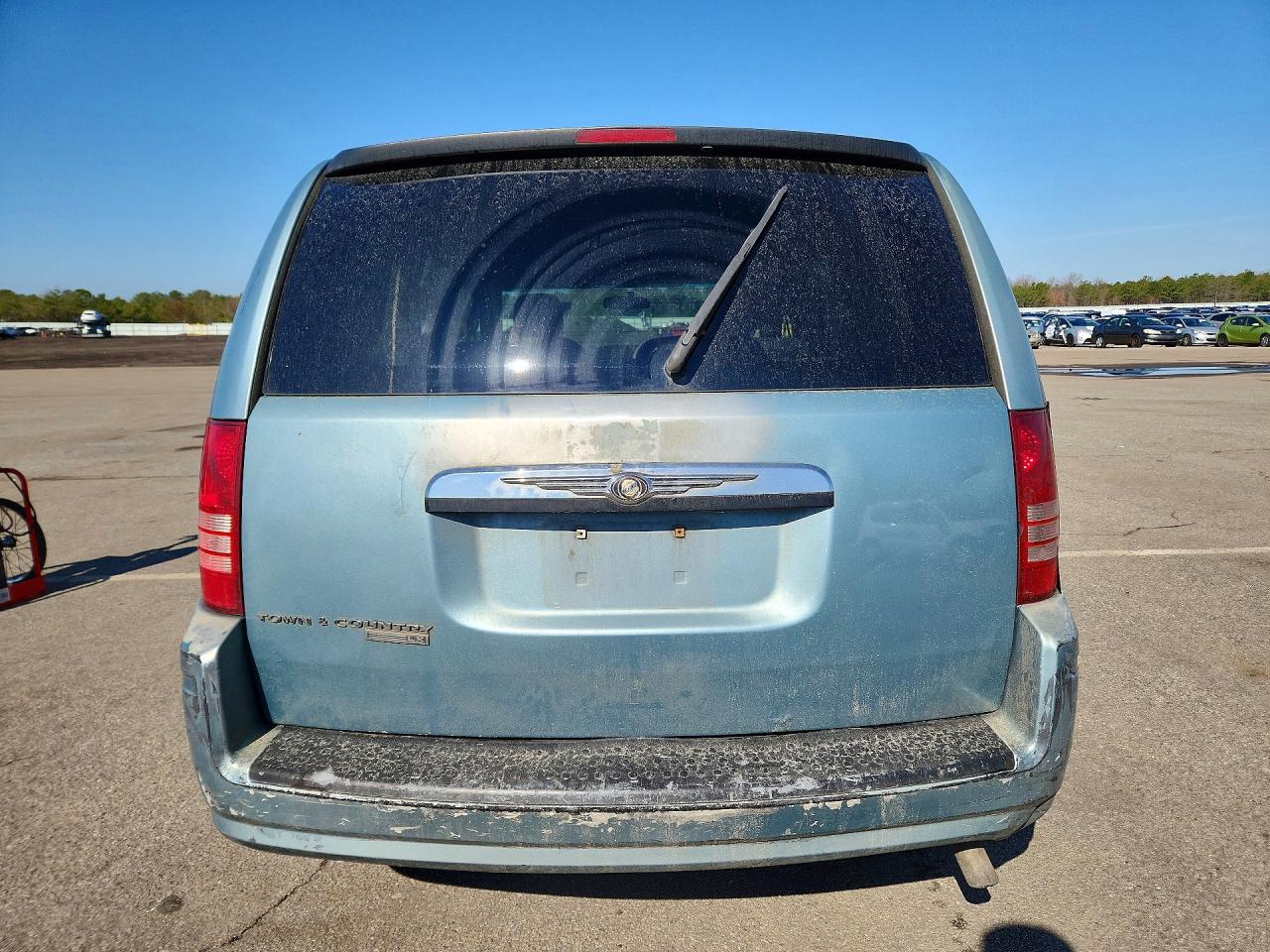 2008 Chrysler Town & Country Lx Blue vin: 2A8HR44H48R128168