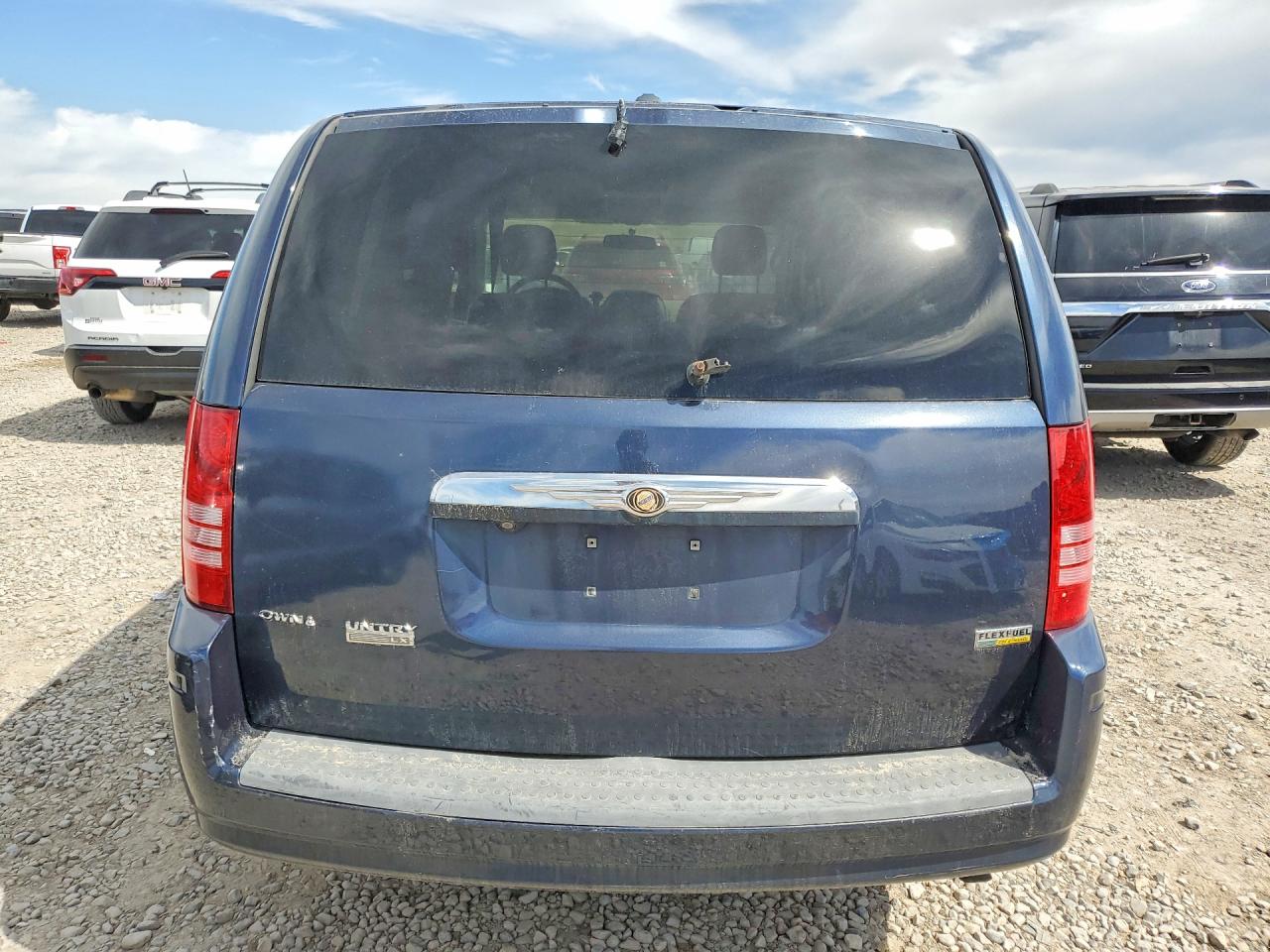 2008 Chrysler Town & Country Lx Blue vin: 2A8HR44H88R628088