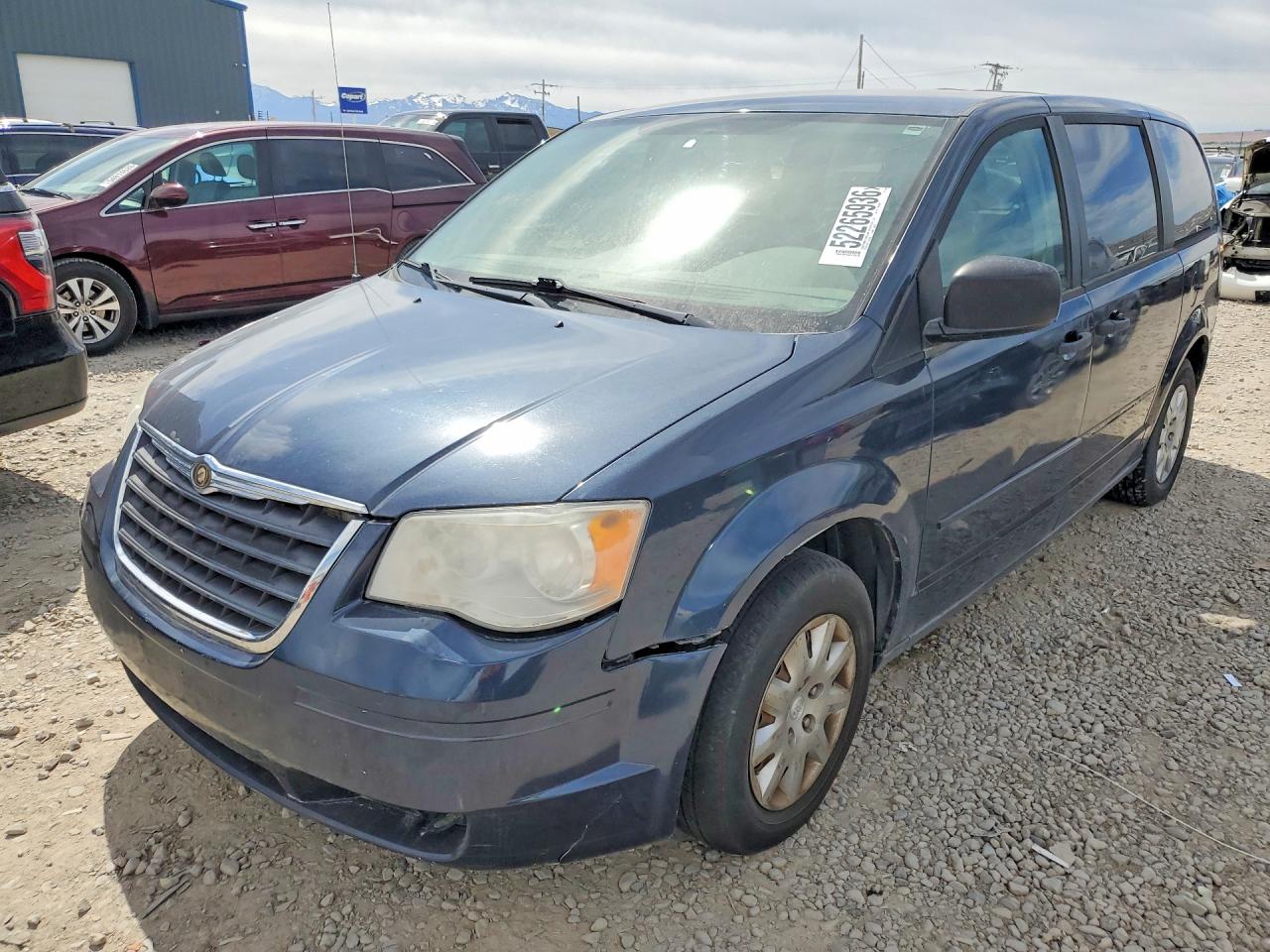 2008 Chrysler Town & Country Lx Синий vin: 2A8HR44H88R628088
