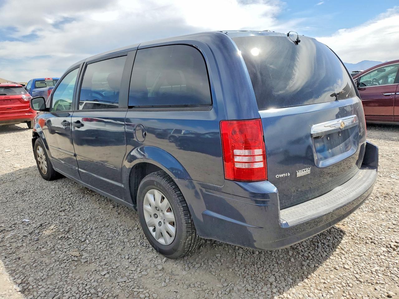 2008 Chrysler Town & Country Lx Blue vin: 2A8HR44H88R628088