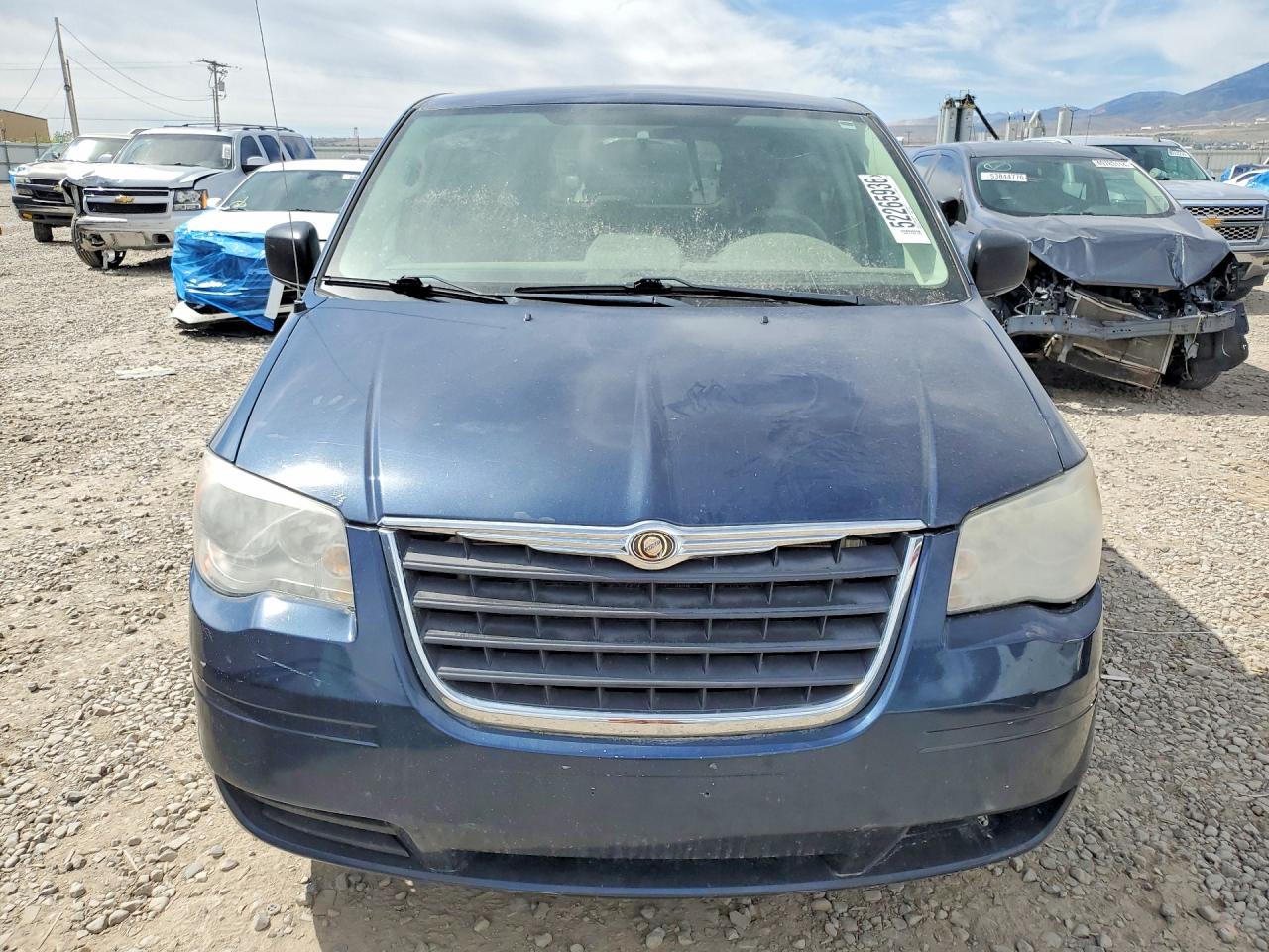 2008 Chrysler Town & Country Lx Blue vin: 2A8HR44H88R628088