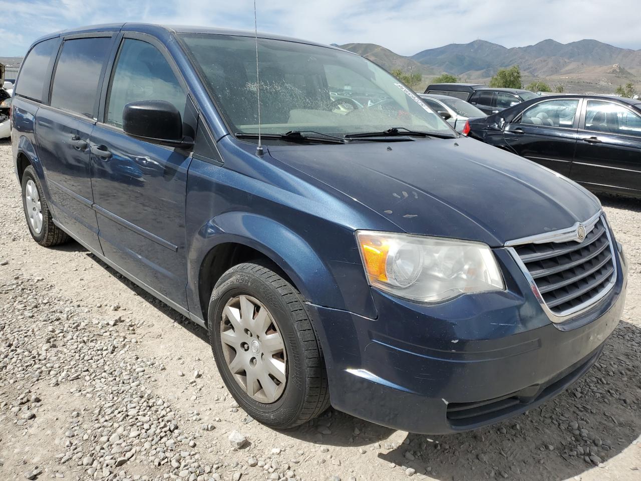 2008 Chrysler Town & Country Lx Blue vin: 2A8HR44H88R628088