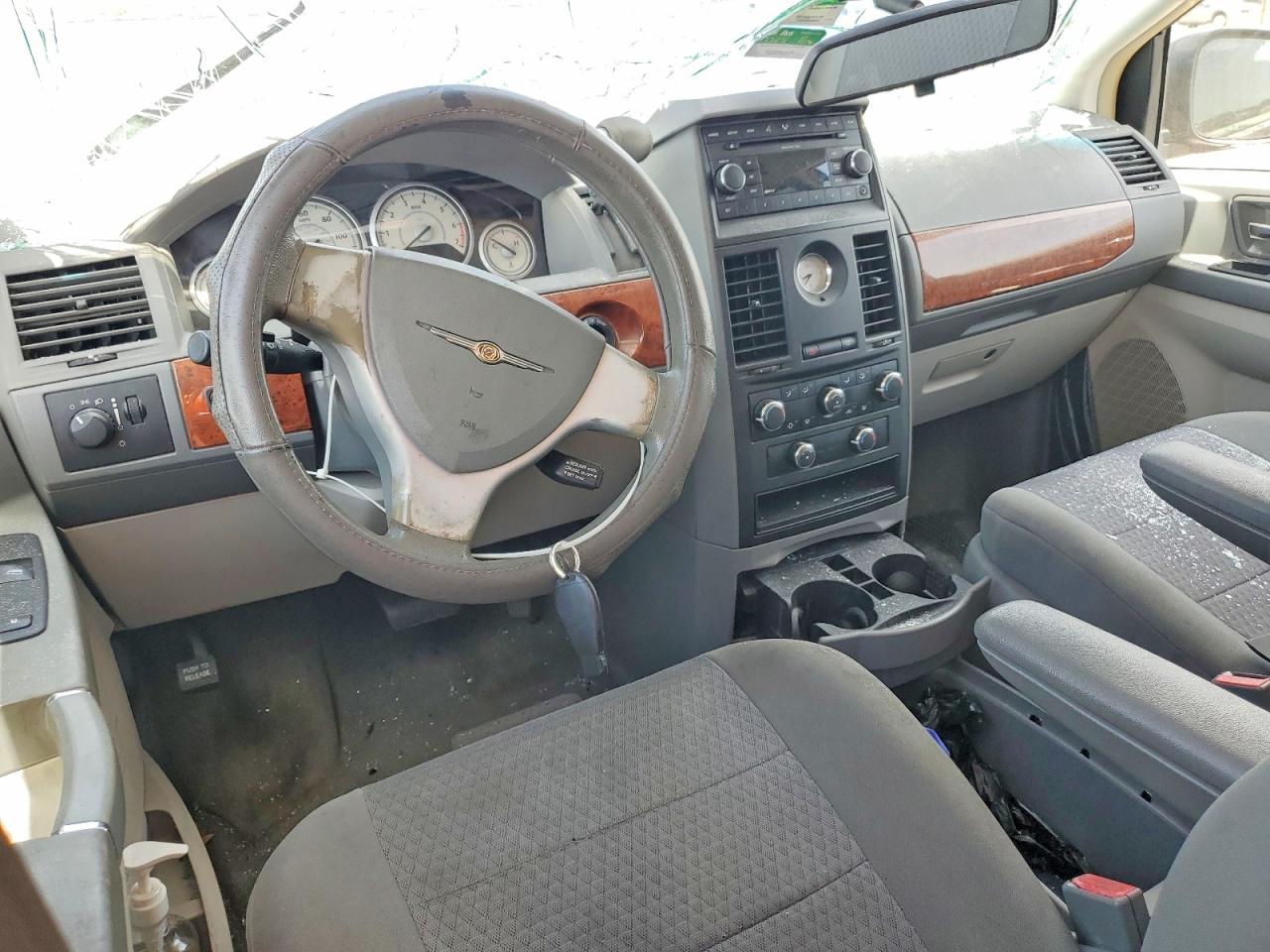 2008 Chrysler Town & Country Lx Black vin: 2A8HR44H98R634336