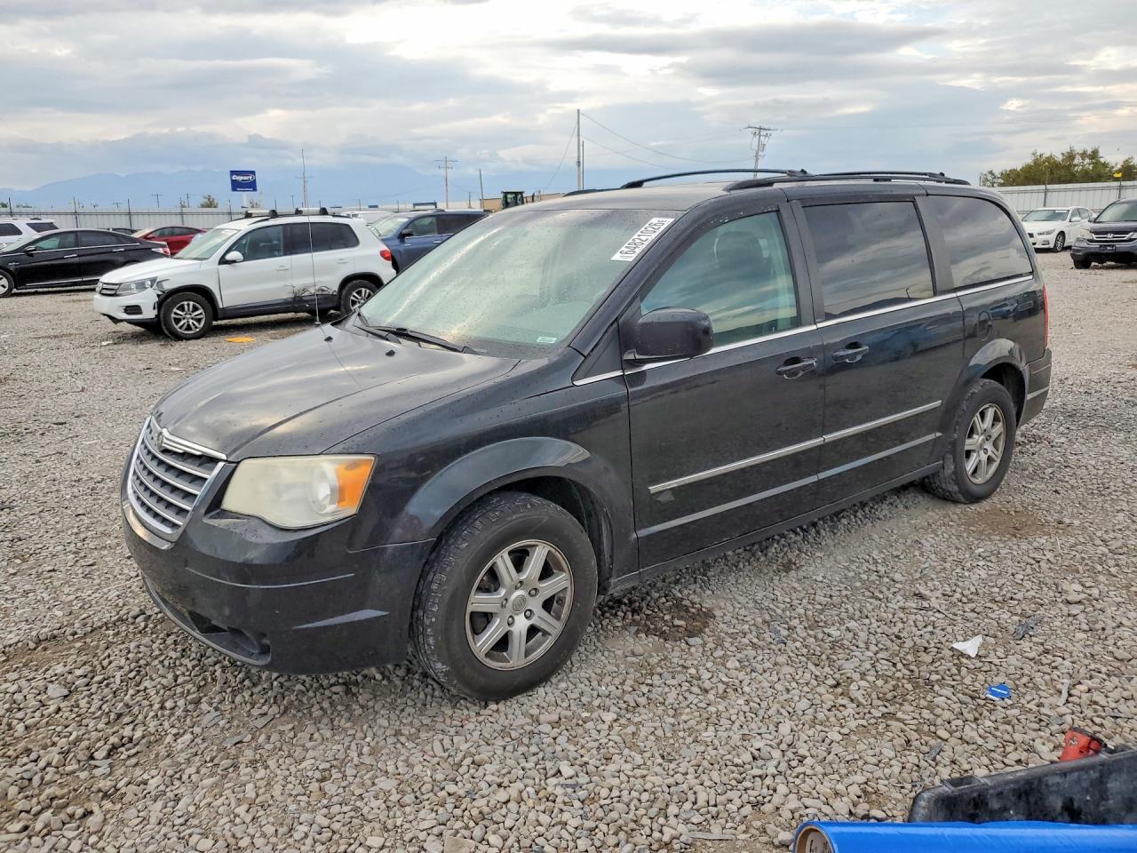 2009 Chrysler Town & Country Touring Black vin: 2A8HR54109R503869