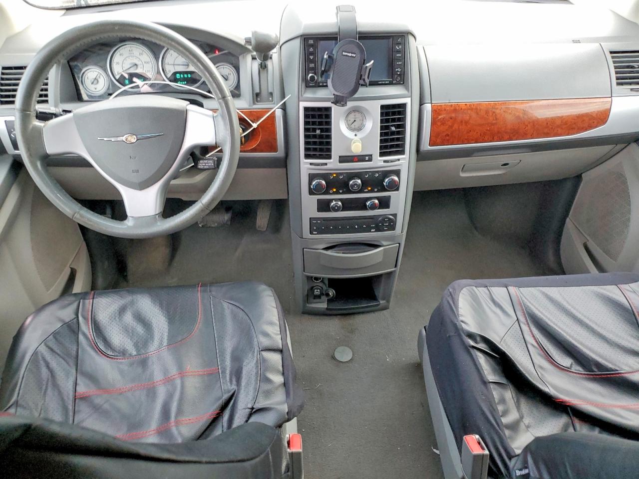 2009 Chrysler Town & Country Touring Black vin: 2A8HR54109R503869