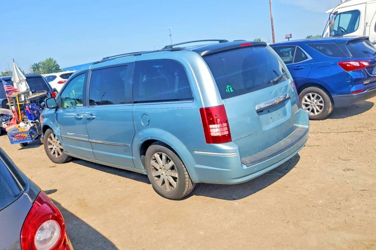 2009 Chrysler Town & Country Touring Синий vin: 2A8HR54139R626694